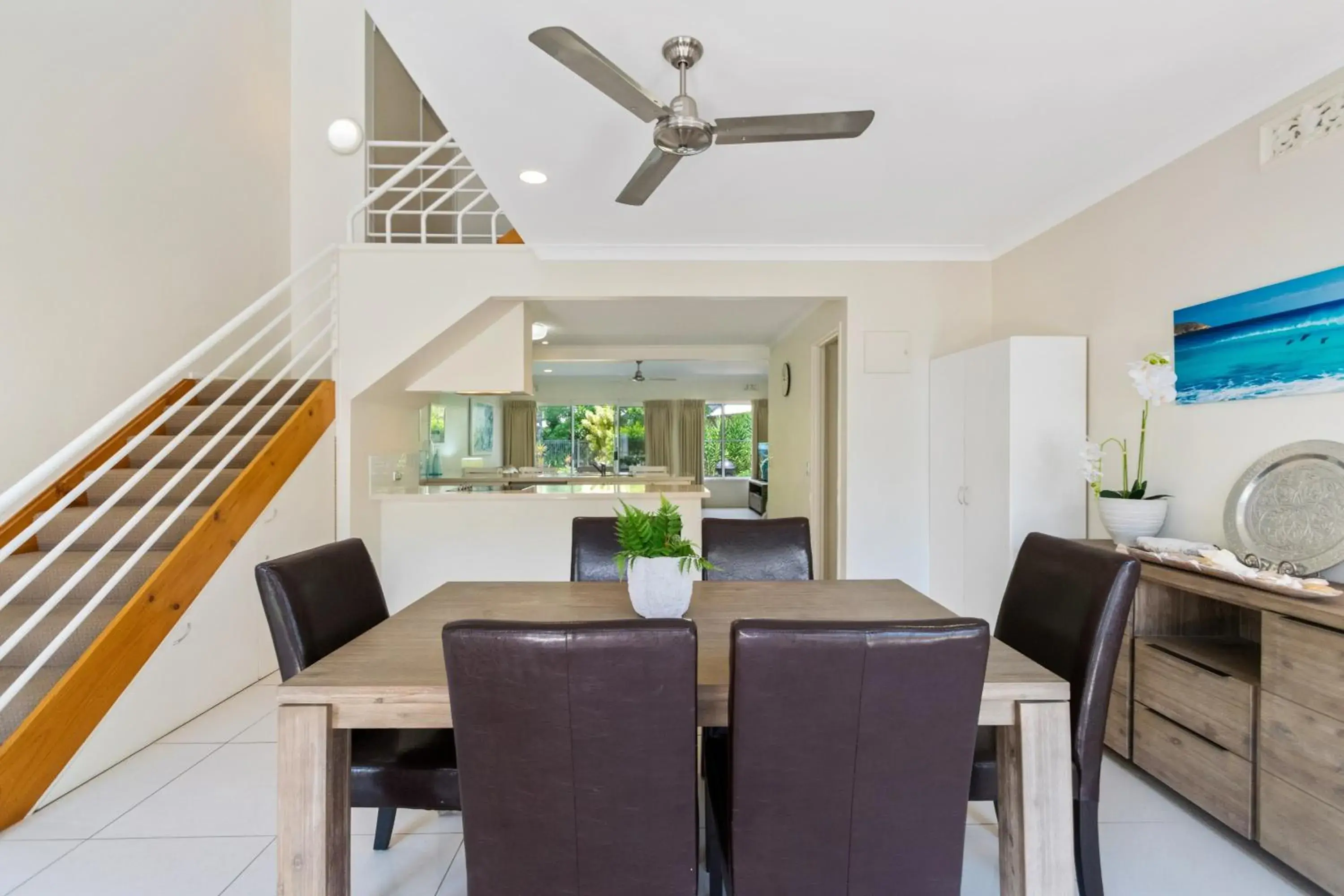 Dining Area in Noosa Entrance Waterfront Resort