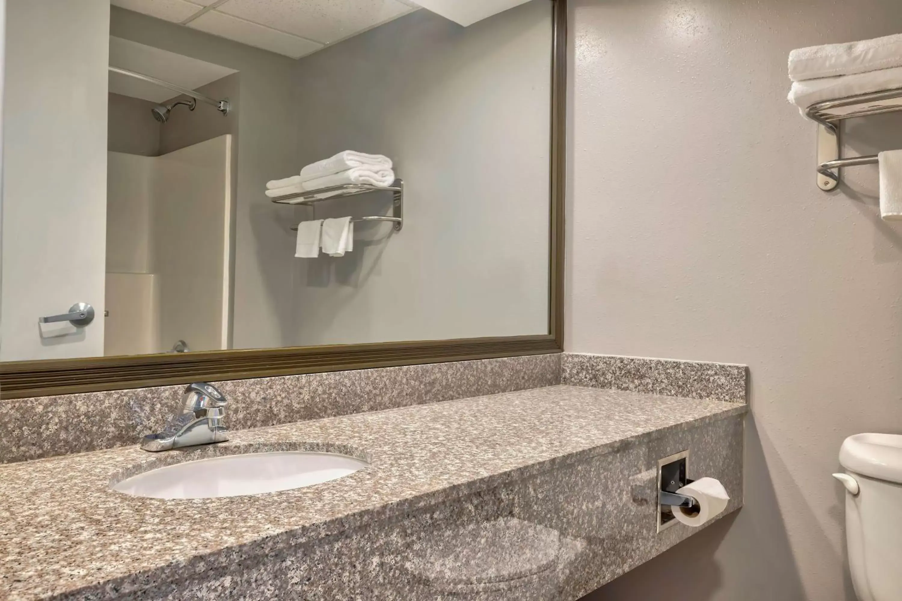 Bathroom in Motel 6 Bethel, CT - Danbury Bathroom in Motel 6 Bethel, CT - Danbury