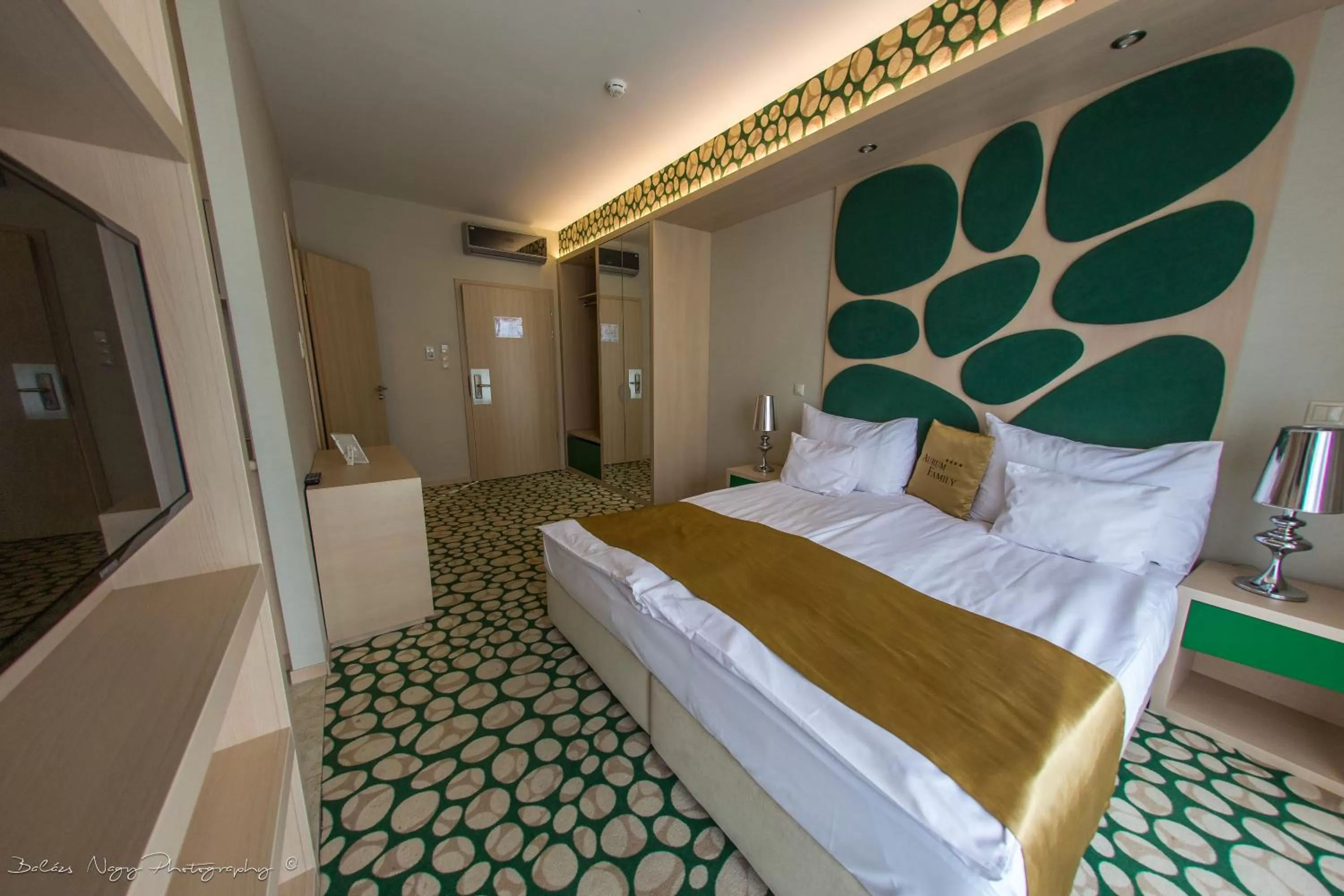 Bed in Hotel Aurum Family "A"