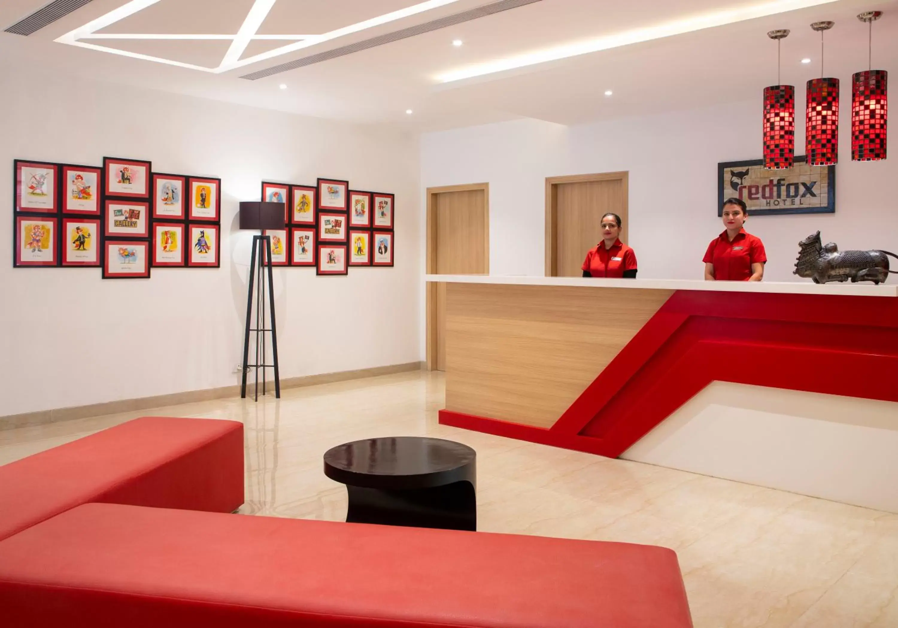 Lobby or reception, Lobby/Reception in Red Fox Hotel Dehradun