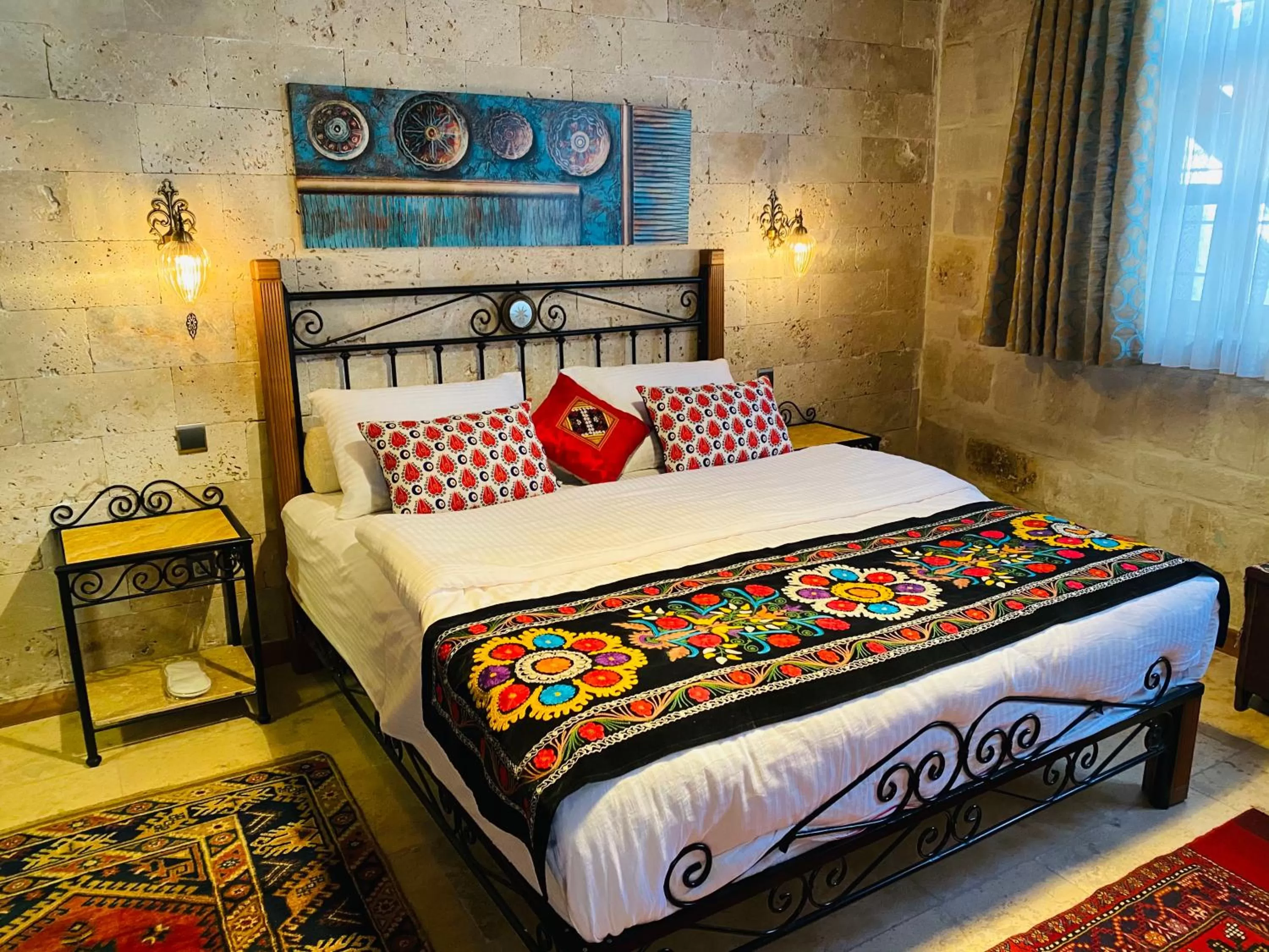 Bed in YASTIK HOUSES - Cappadocia
