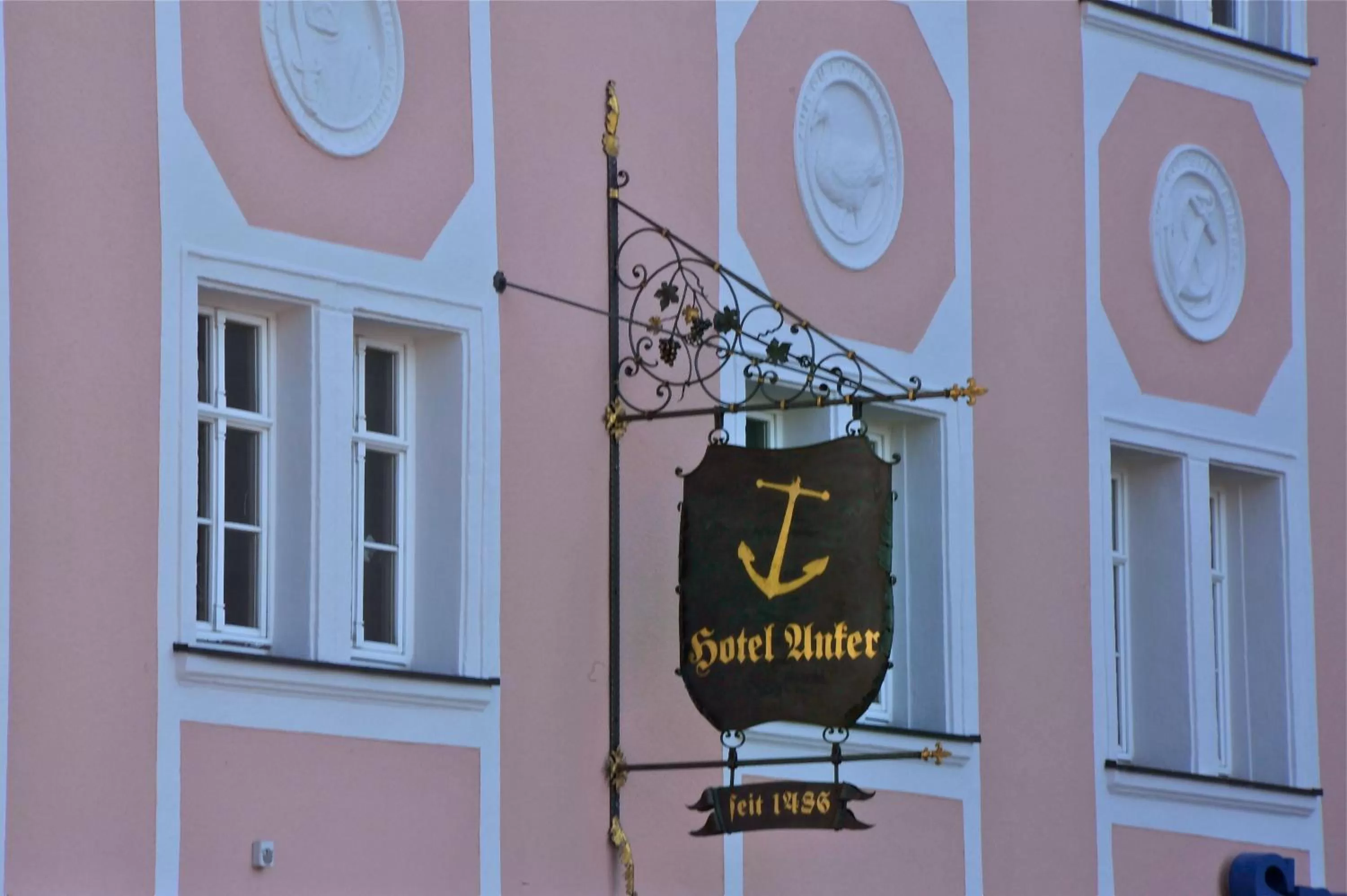 Facade/entrance in Hotel Anker