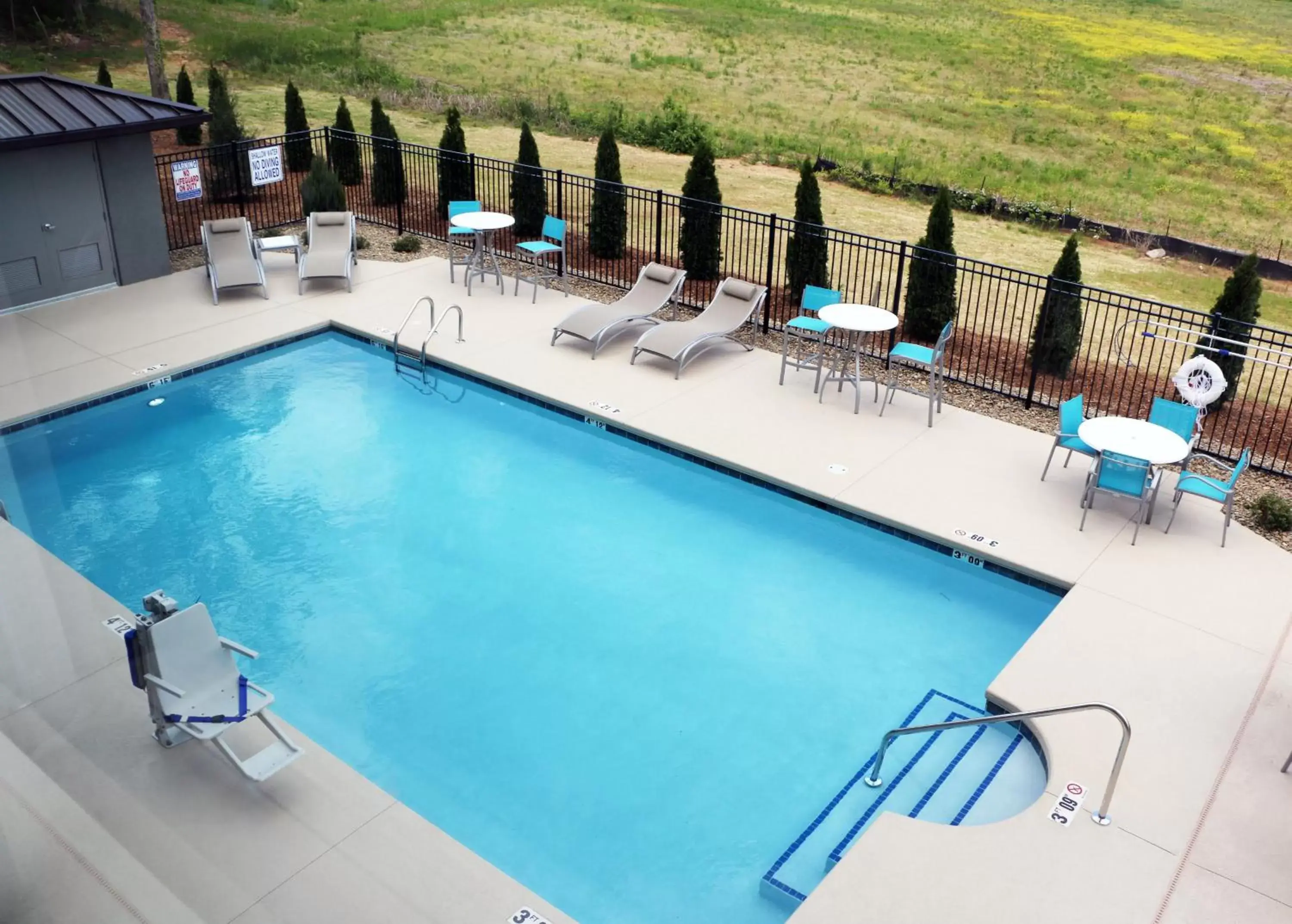 Swimming pool, Pool View in Holiday Inn Express & Suites - Hendersonville SE - Flat Rock, an IHG Hotel