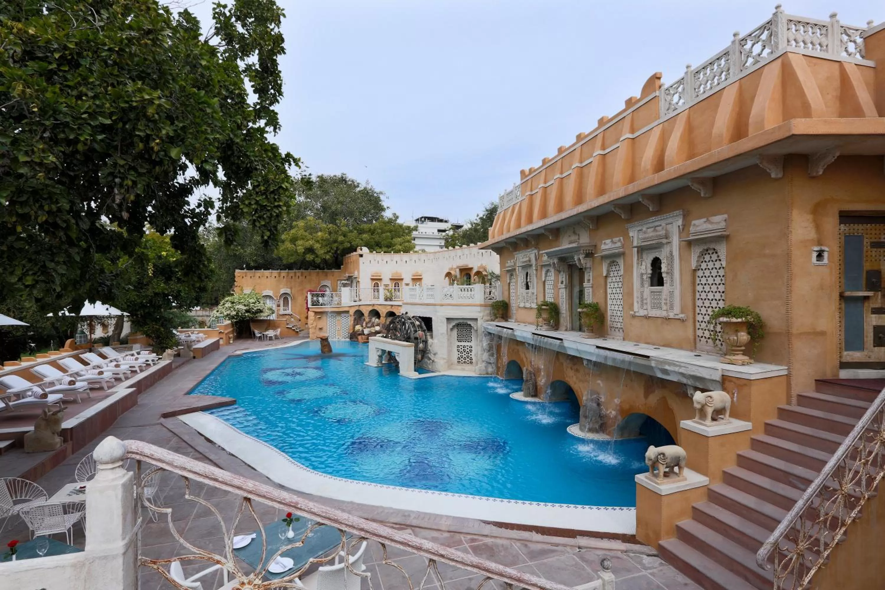 Pool view in Ajit Bhawan - A Palace Resort