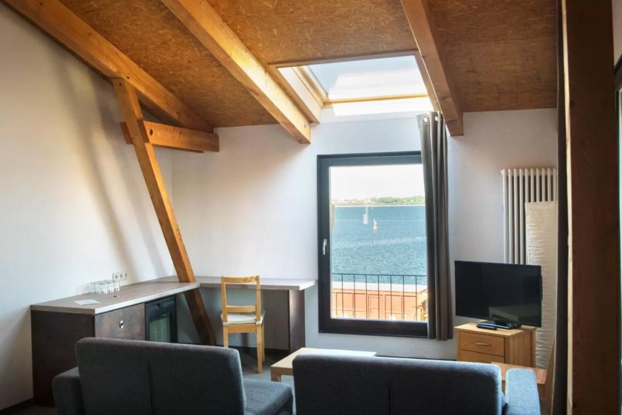 Seating area in Hotel Alter Hafenspeicher