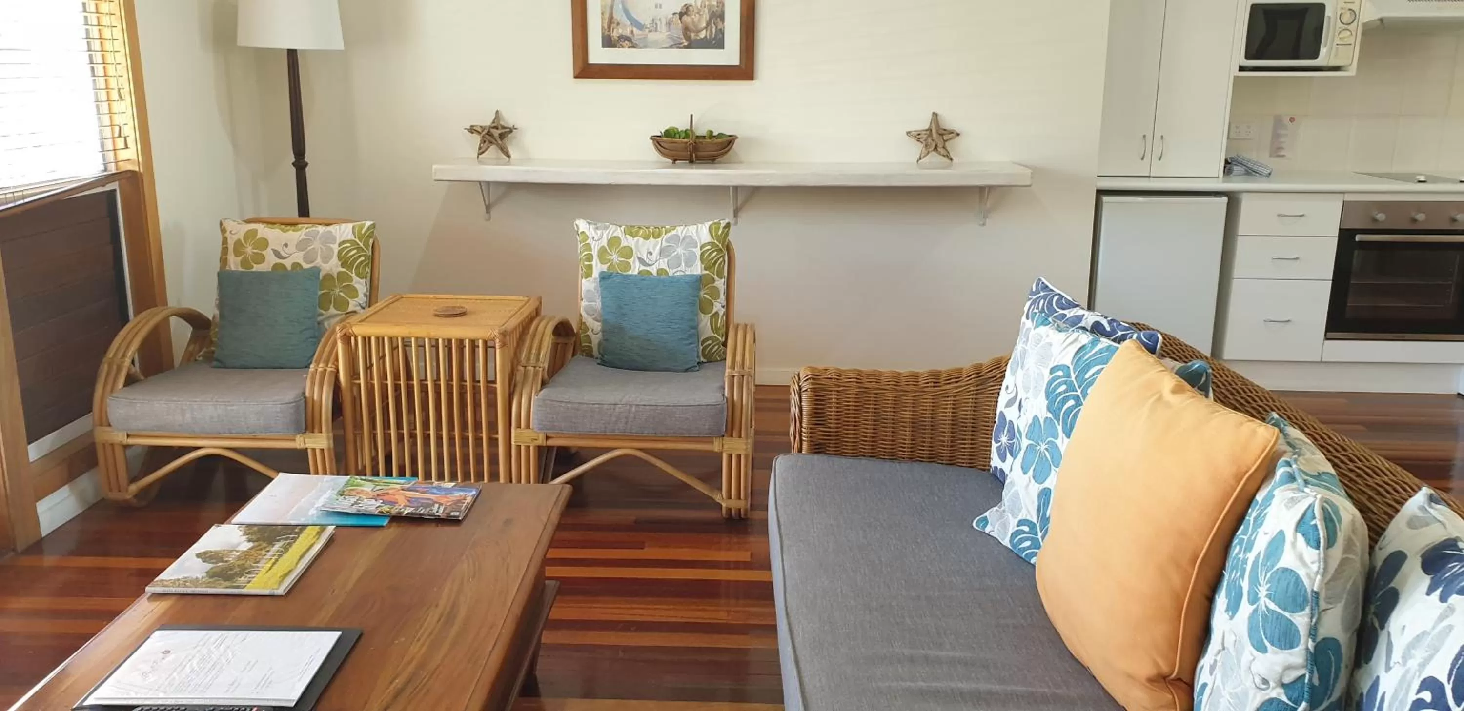 Living room in South Pacific Resort & Spa Noosa