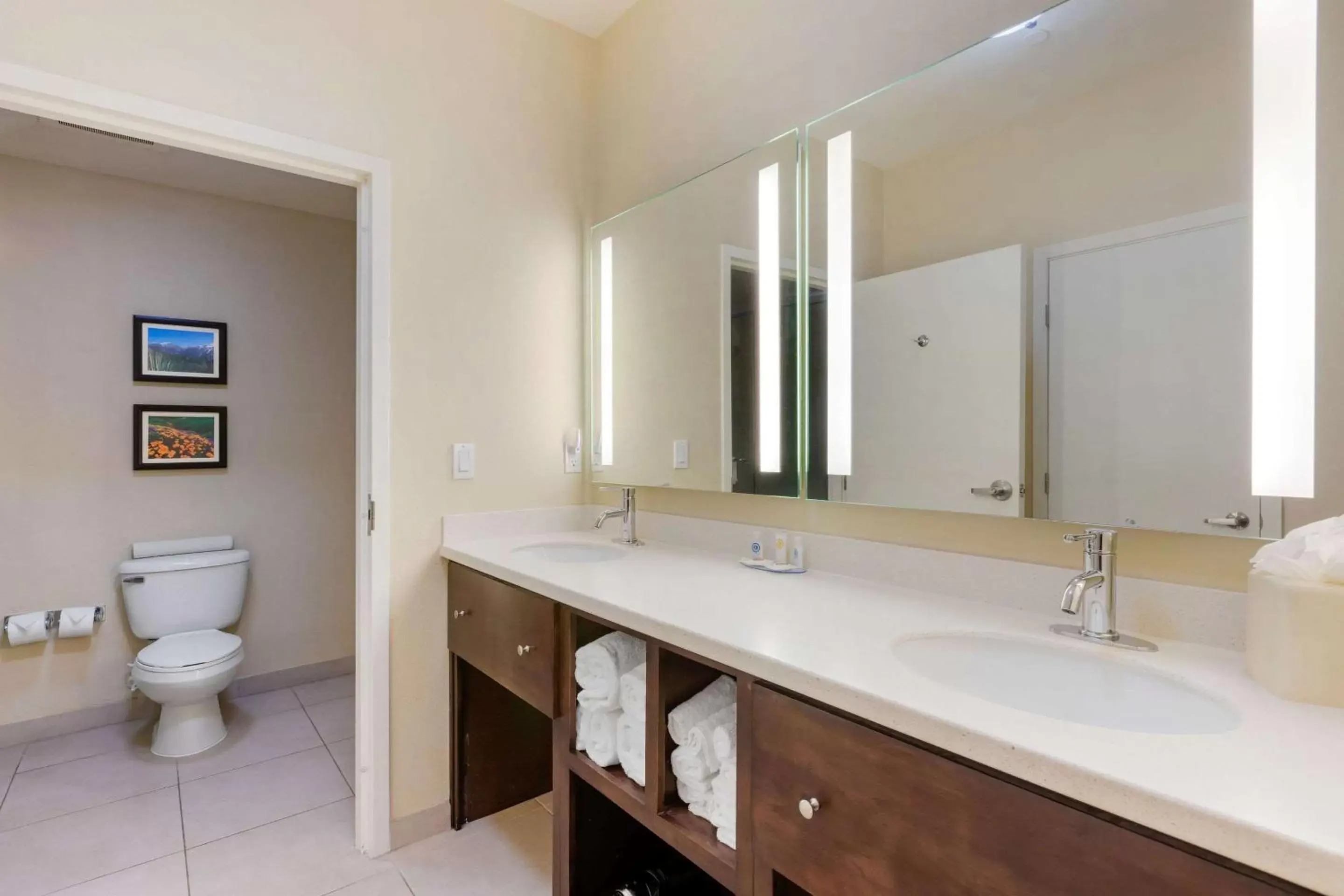 Bathroom in Comfort Inn & Suites Near Ontario Airport