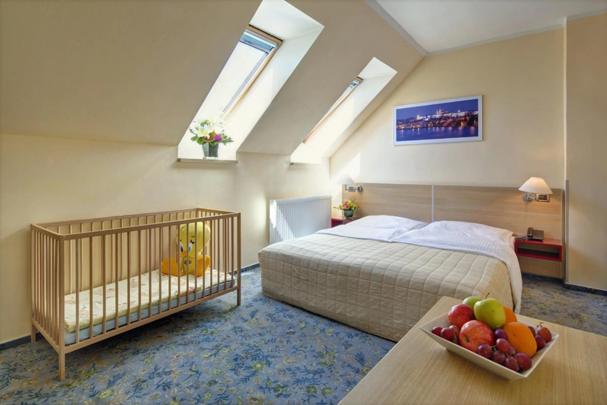 Bed in Hotel Michael