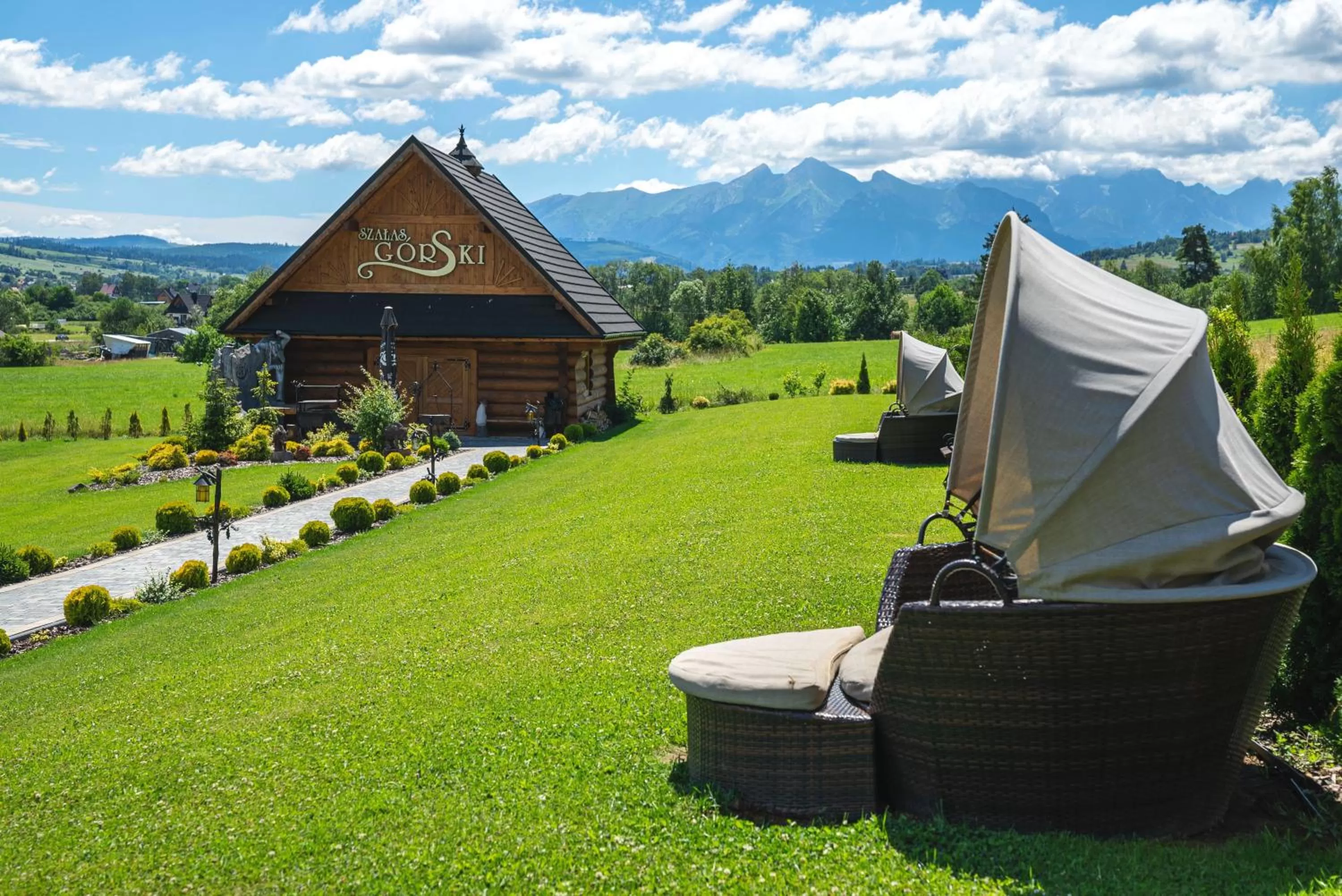Garden in Hotel Górski