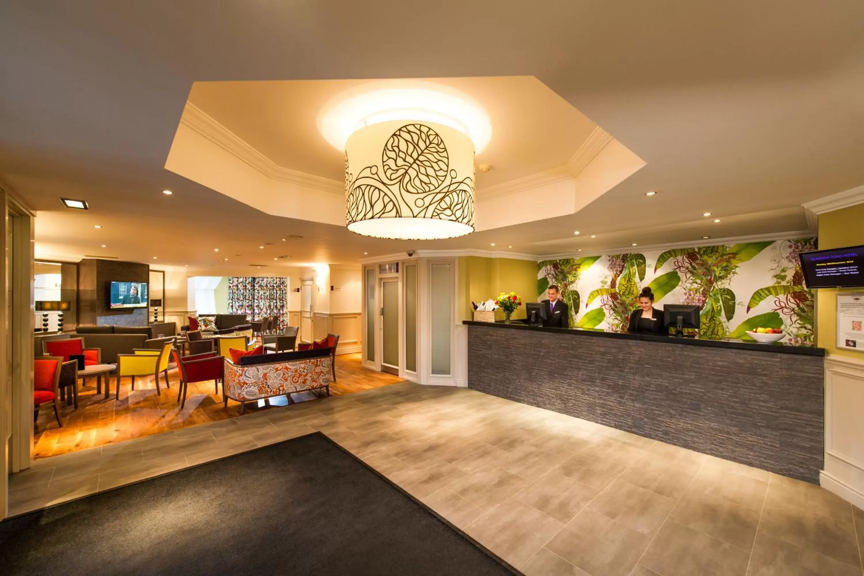 Lobby or reception in Leonardo Inn Glasgow West End Lobby or reception in Leonardo Inn Glasgow West End