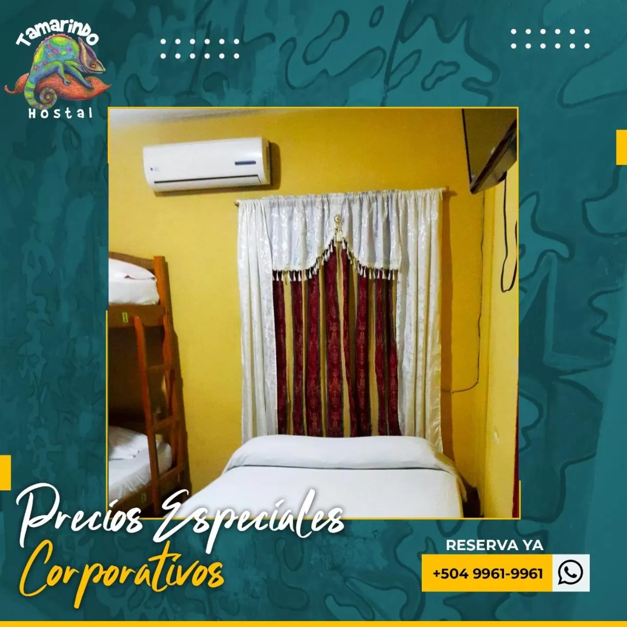 Bed in Tamarindo Hostel