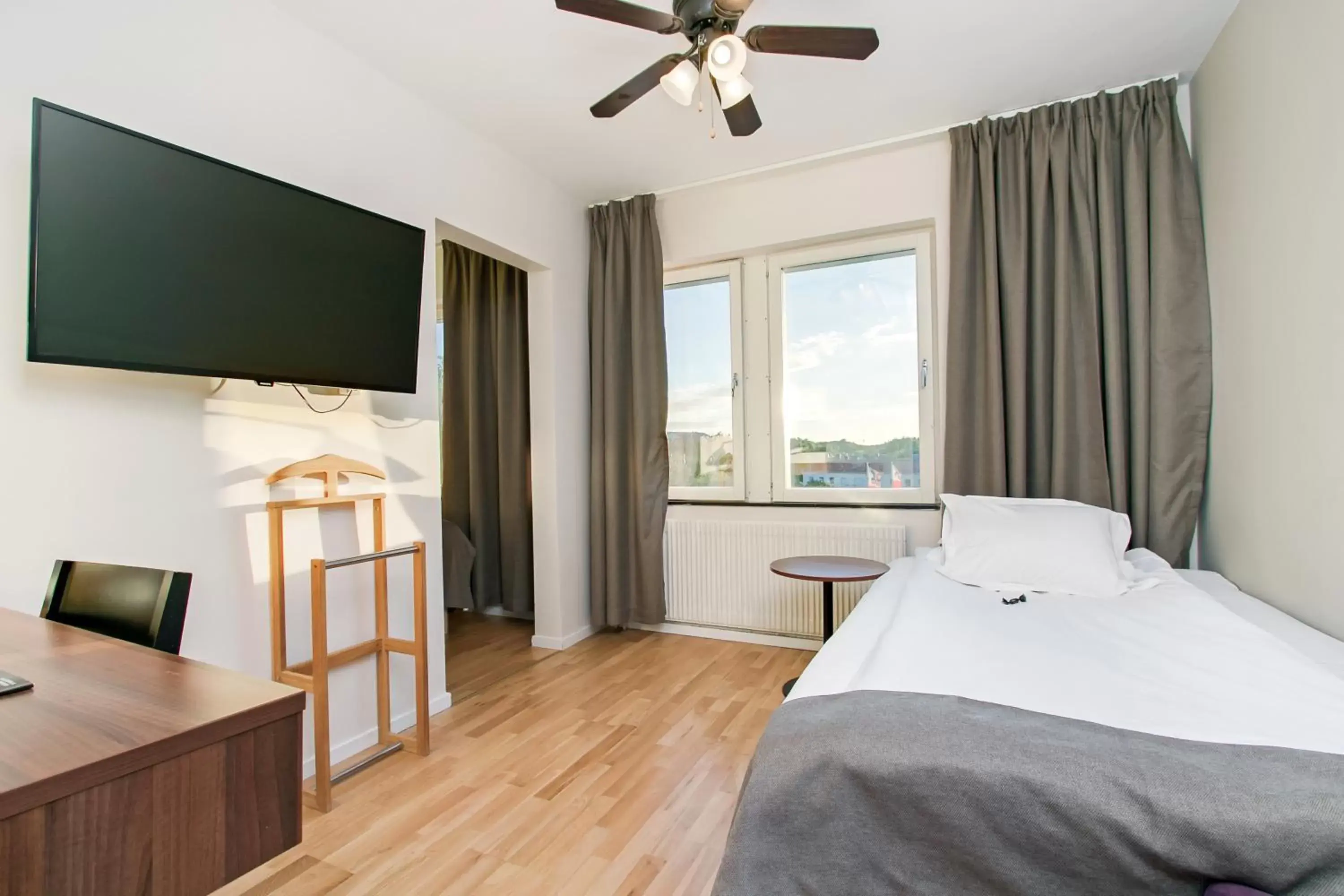 Bed in First Hotel Brommaplan Bed in First Hotel Brommaplan