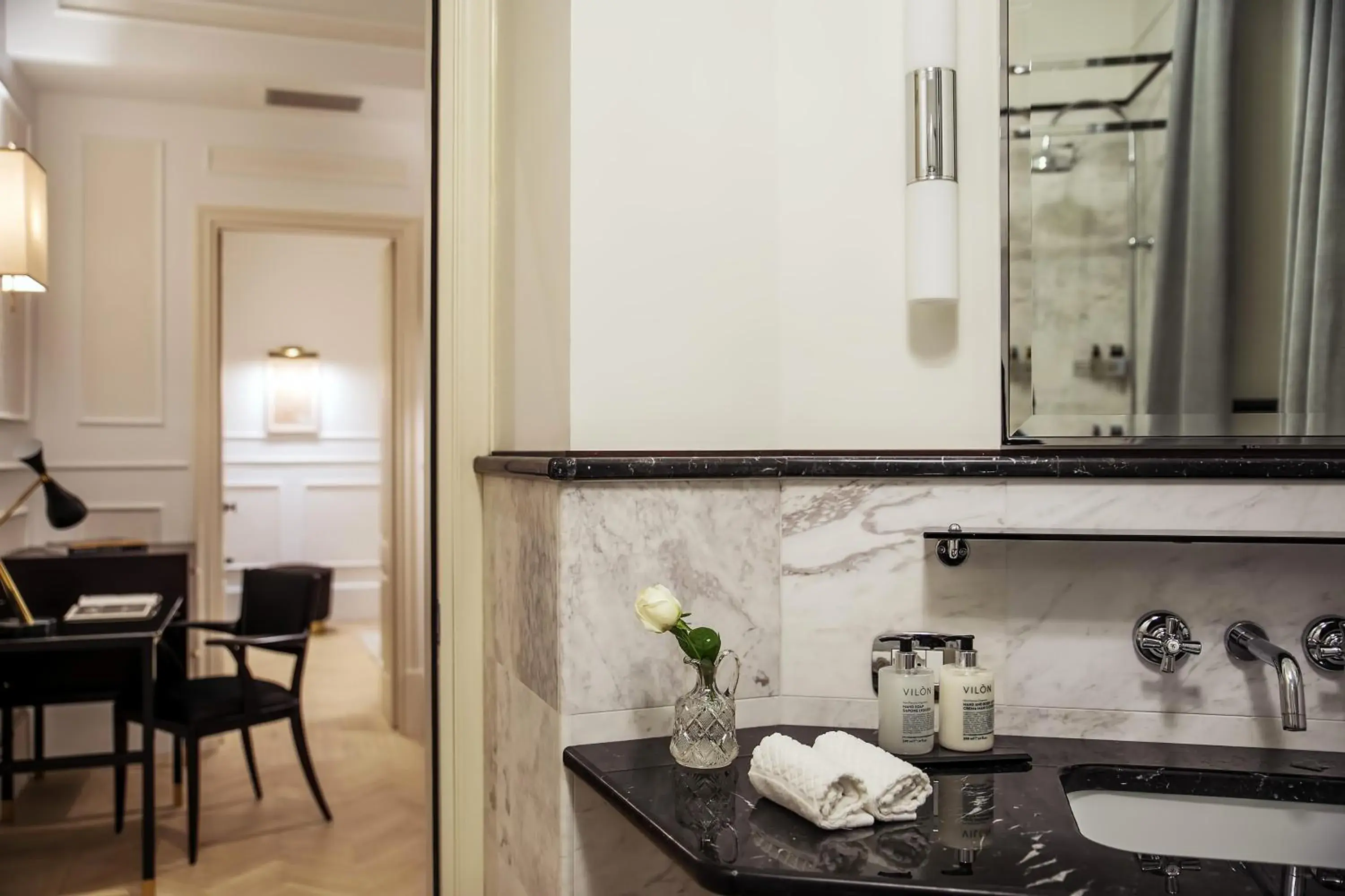 Bathroom in Hotel Vilòn - Small Luxury Hotels of the World