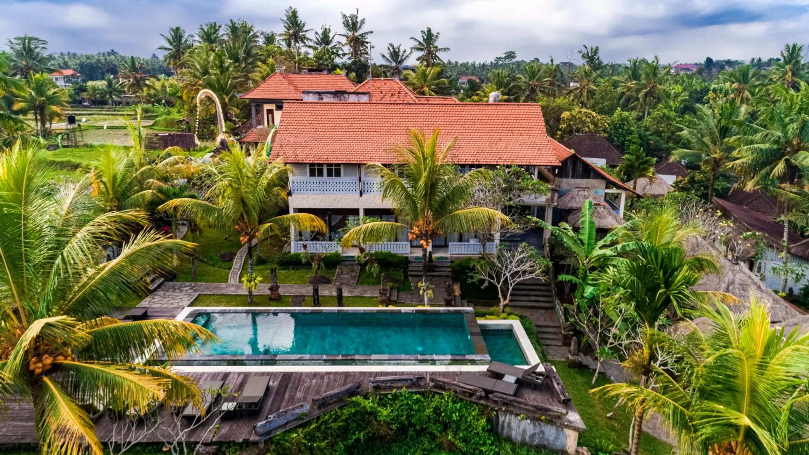 Bird's eye view in Ubud Sari Health Resort