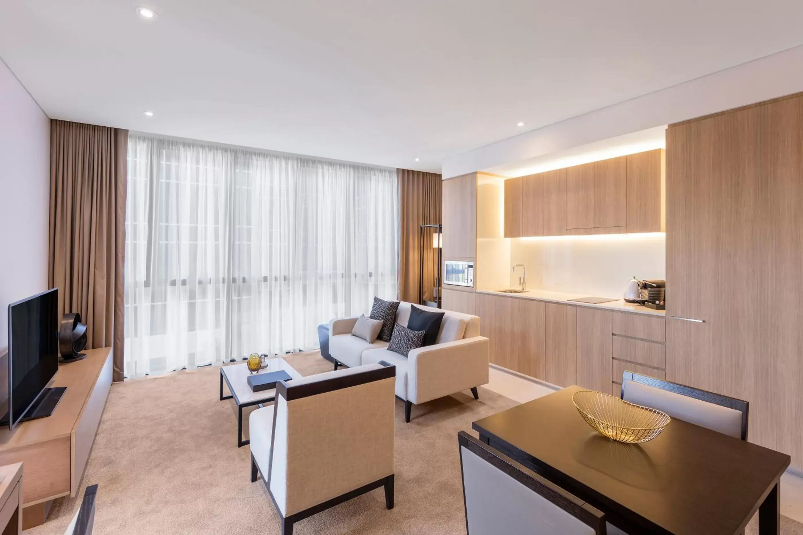 Seating Area in SKYE Hotel Suites Parramatta