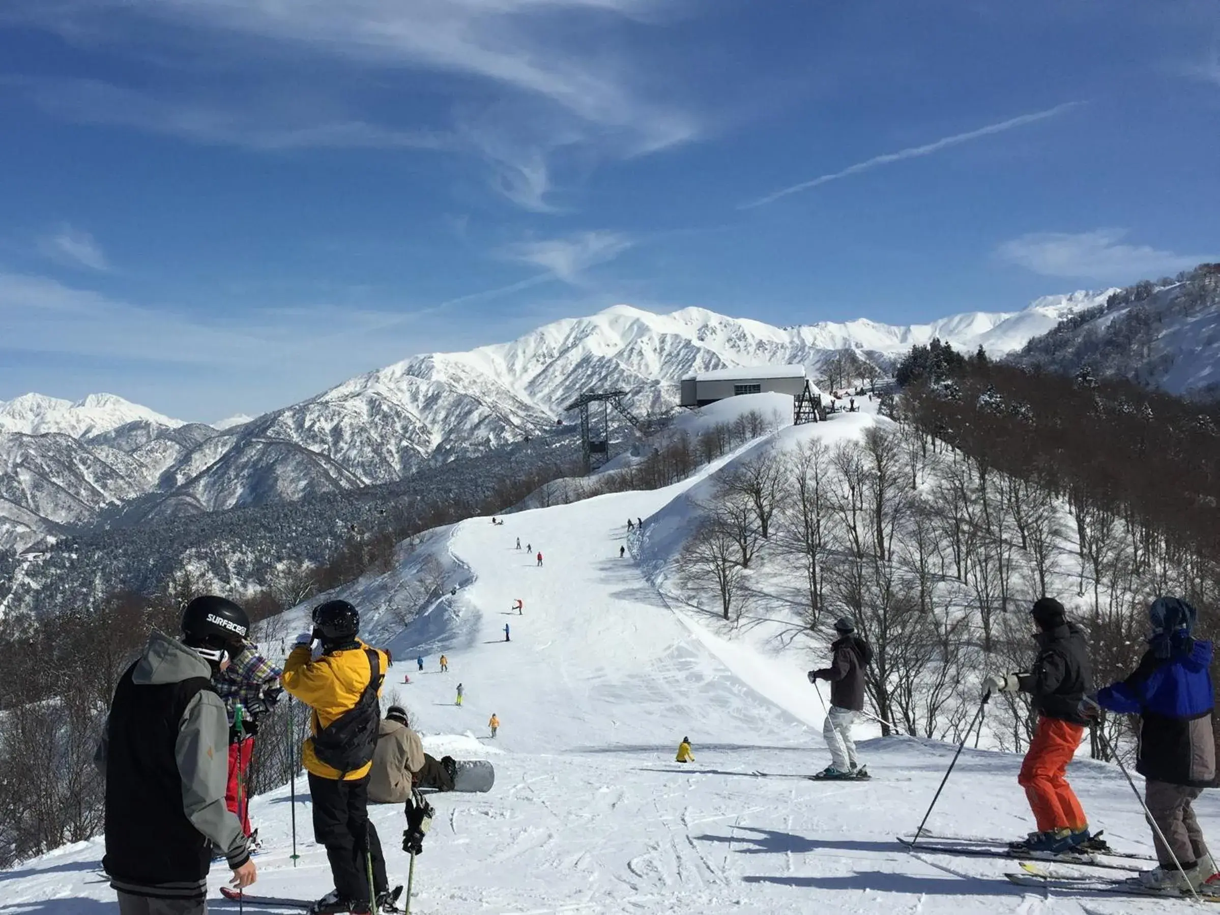 Skiing, Winter in Tateyama Kokusai Hotel