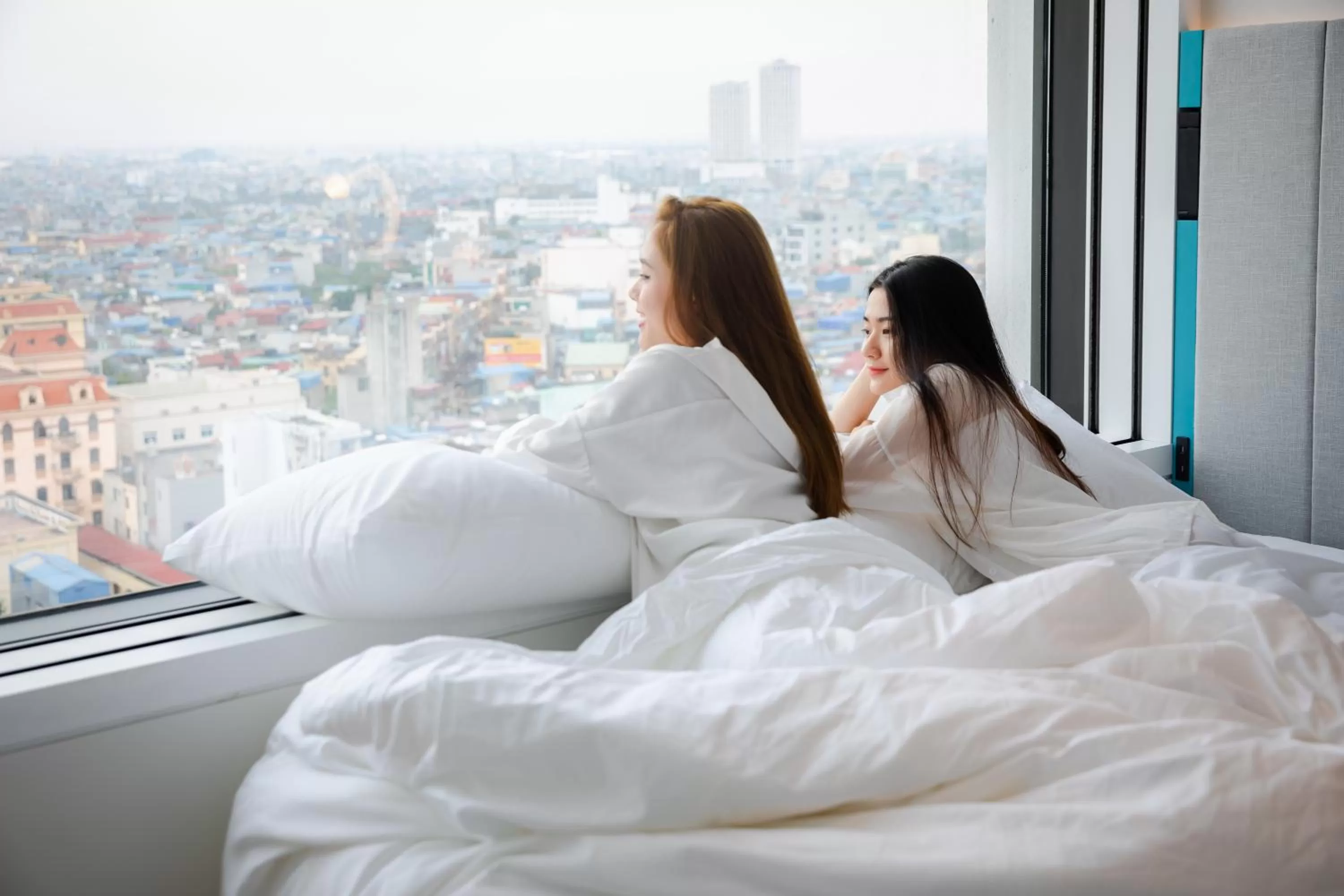 People, Bed in SOJO Hotel Nam Dinh