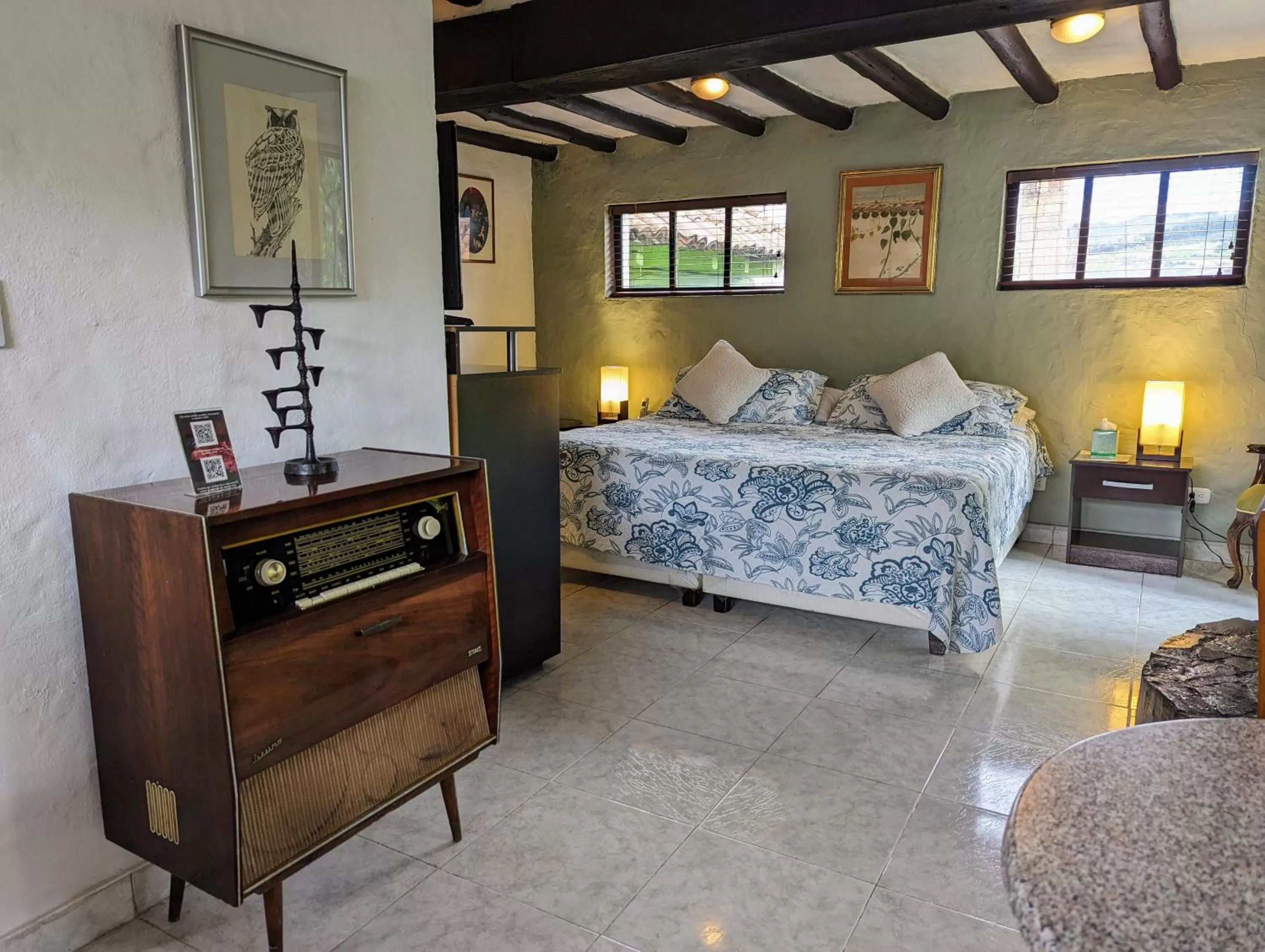 Decorative detail in Posada Cafe La Huerta