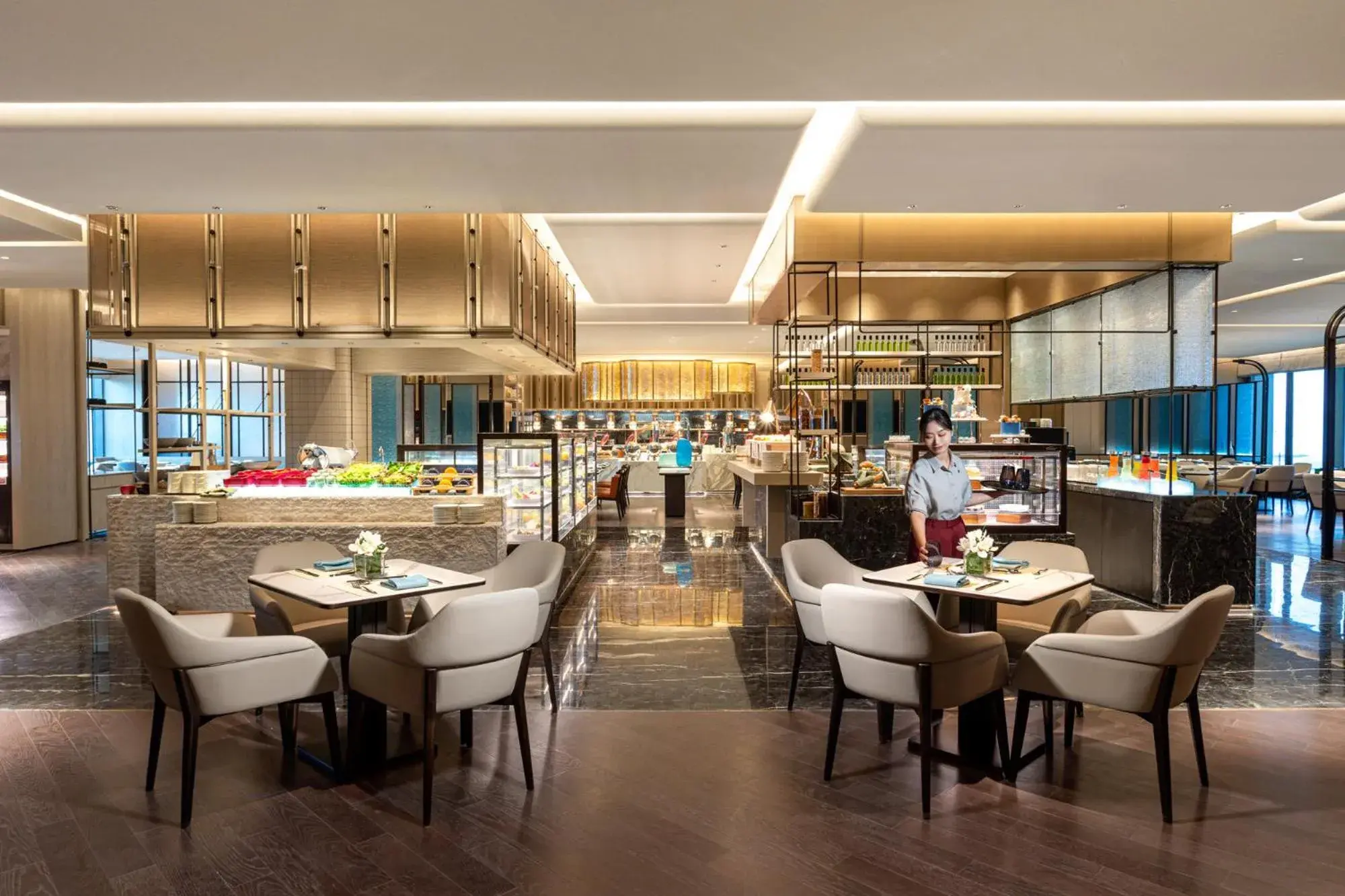 Restaurant/Places to Eat in HUALUXE Shanghai Changfeng Park, an IHG Hotel