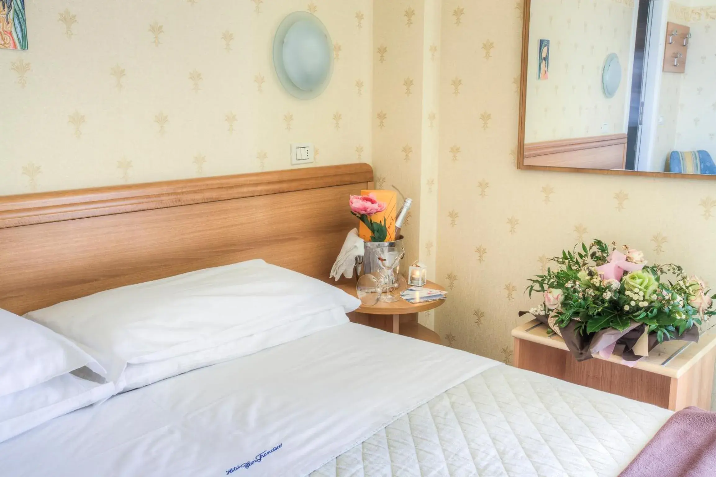 Decorative detail, Bed in Hotel San Francisco Spiaggia