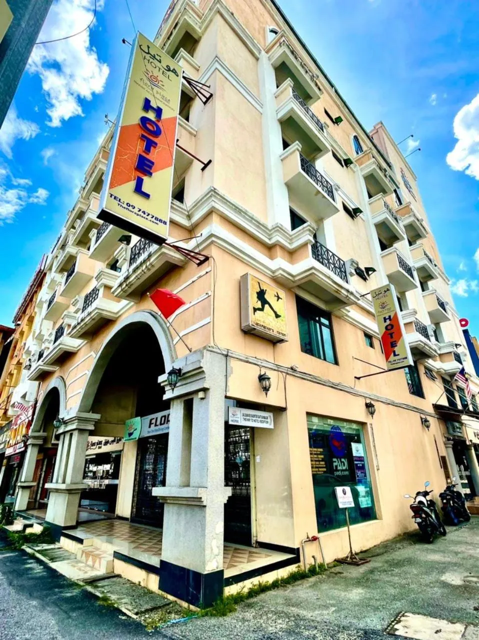 Property building in Flora Place Hotel