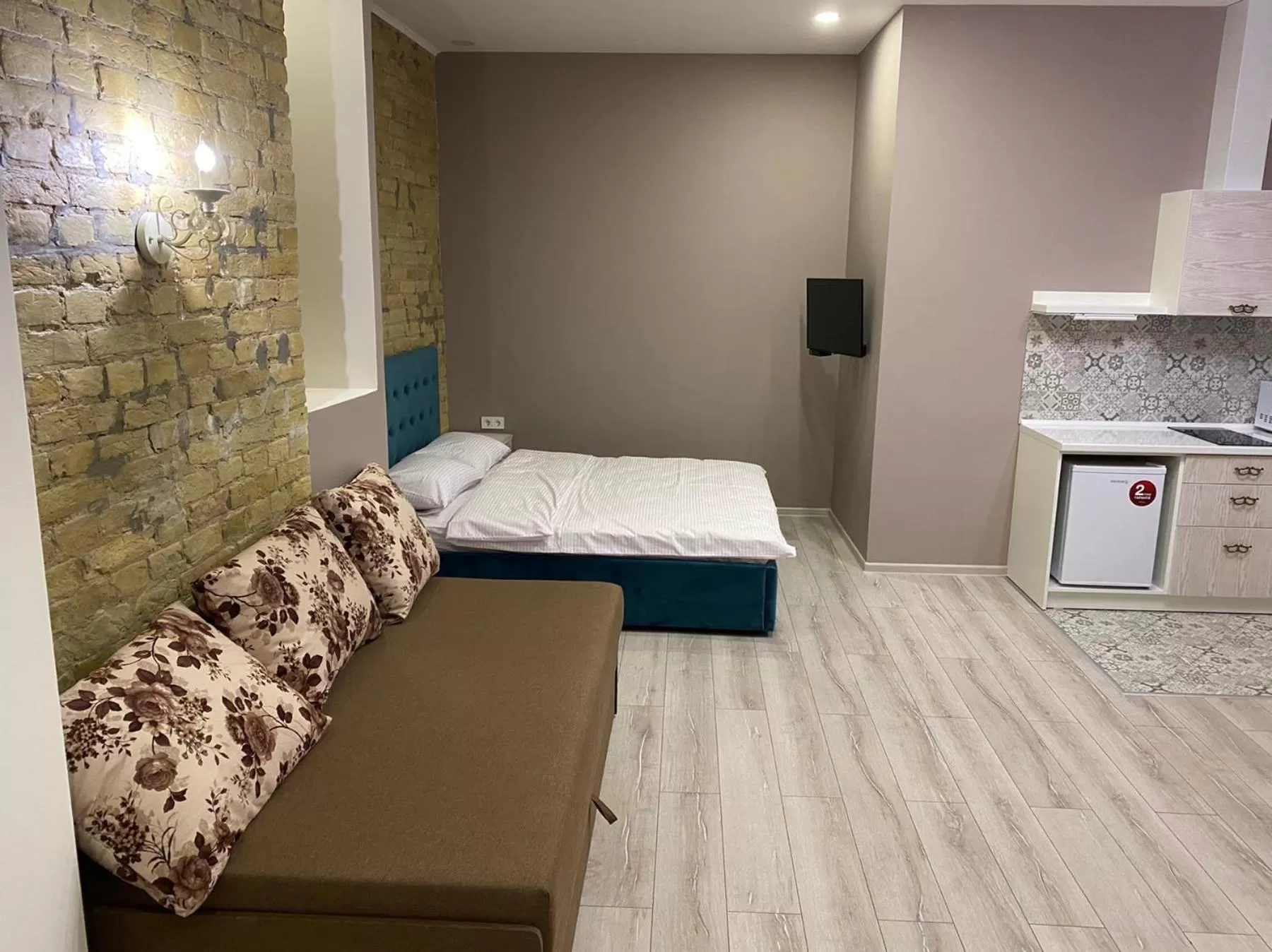 Bed in Heart Kyiv Apart-Hotel