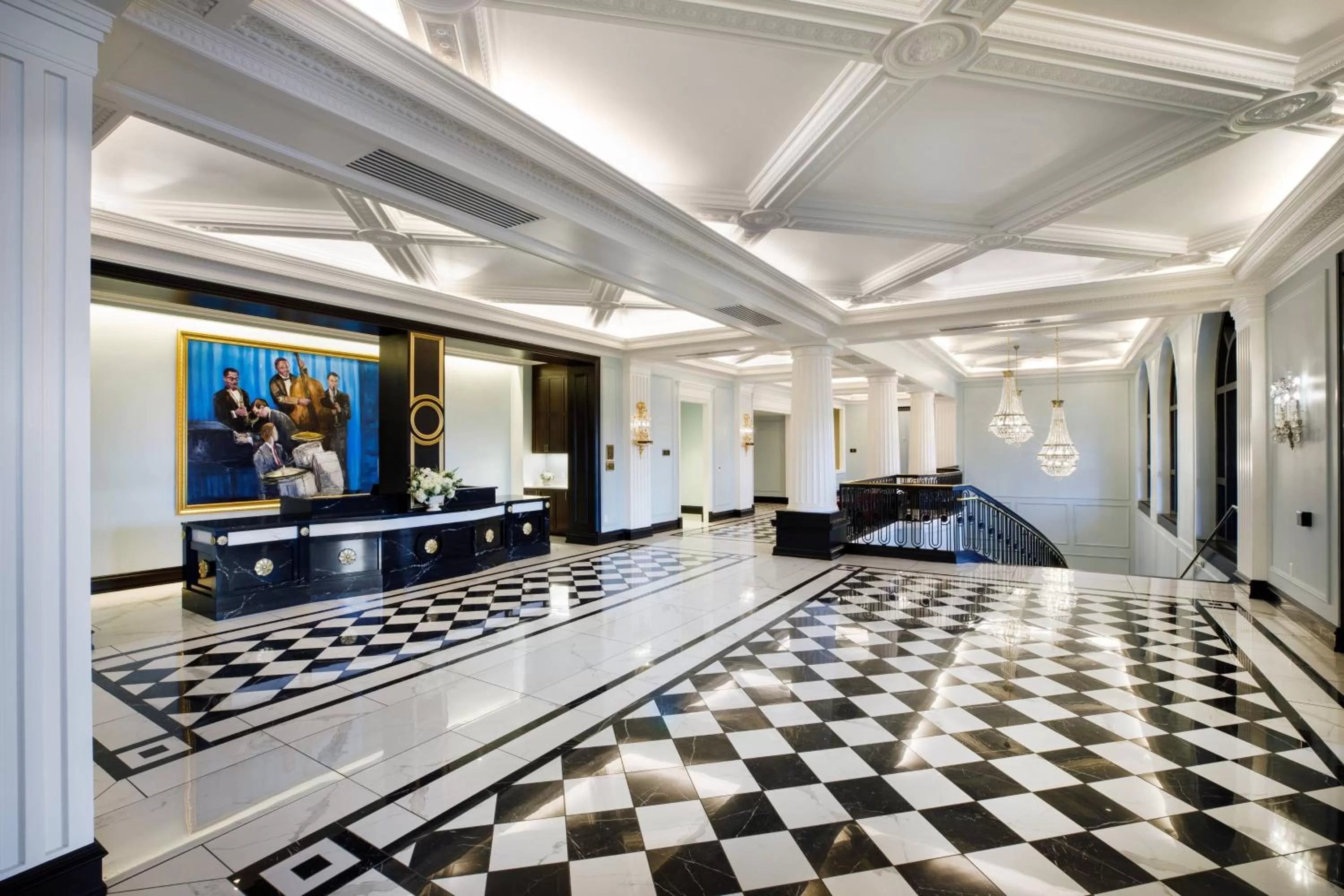 Lobby or reception in Hotel Carmichael, Autograph Collection