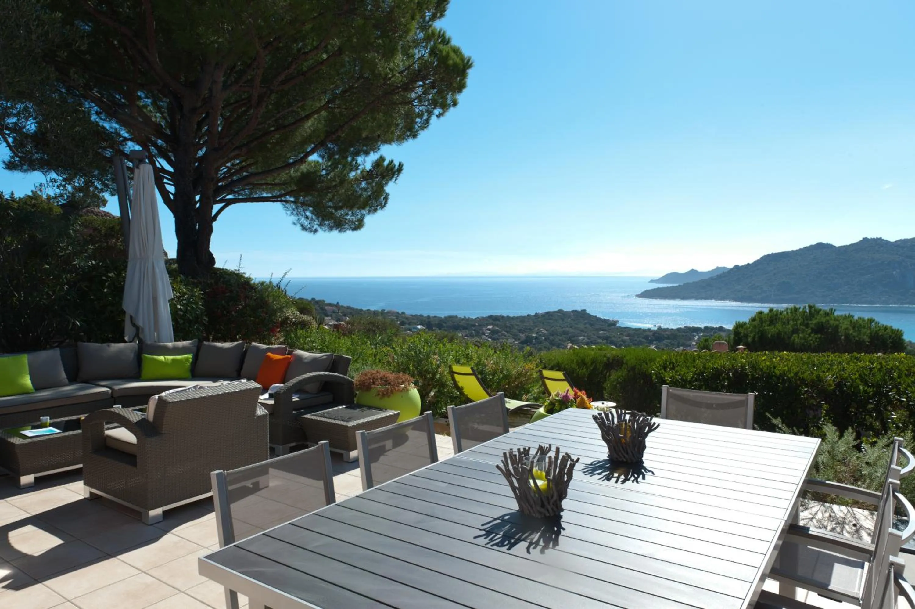 Patio in Résidence Marina Di Santa Giulia