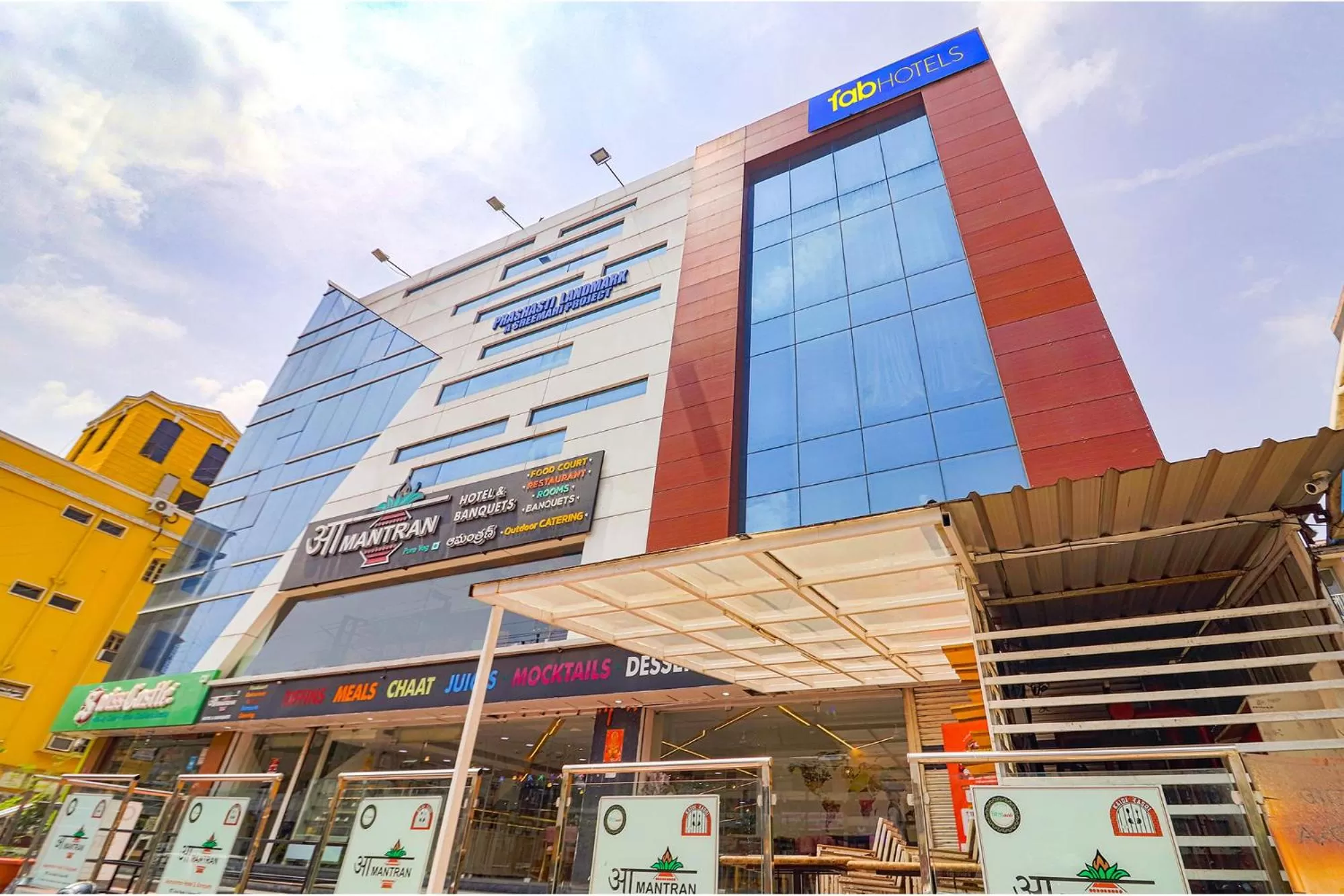 Property building in FabHotel Aamantran & Banquet Halls - Nr RTC X Roads Metro Station