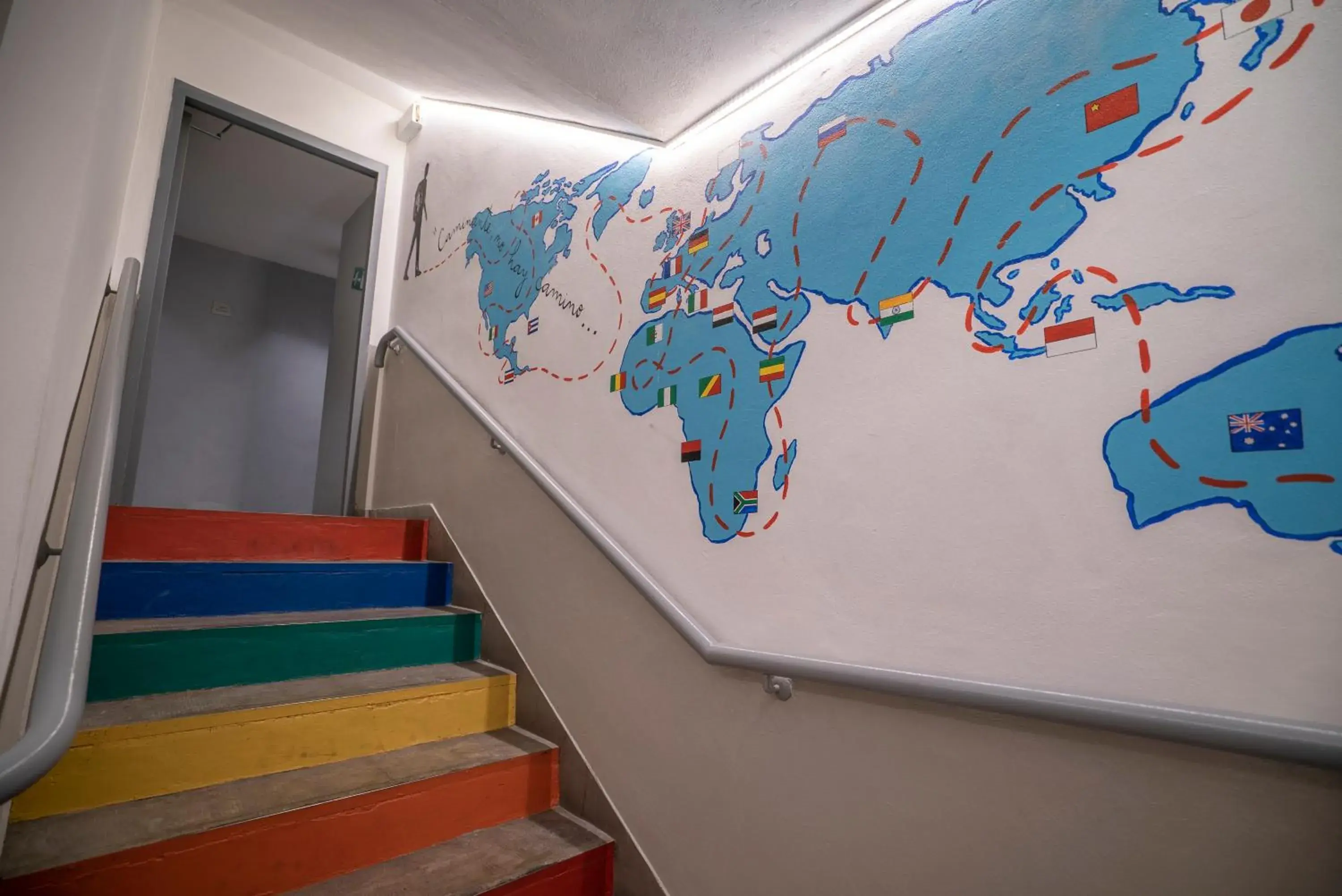 Property building in America Del Sur Hostel Buenos Aires Property building in America Del Sur Hostel Buenos Aires