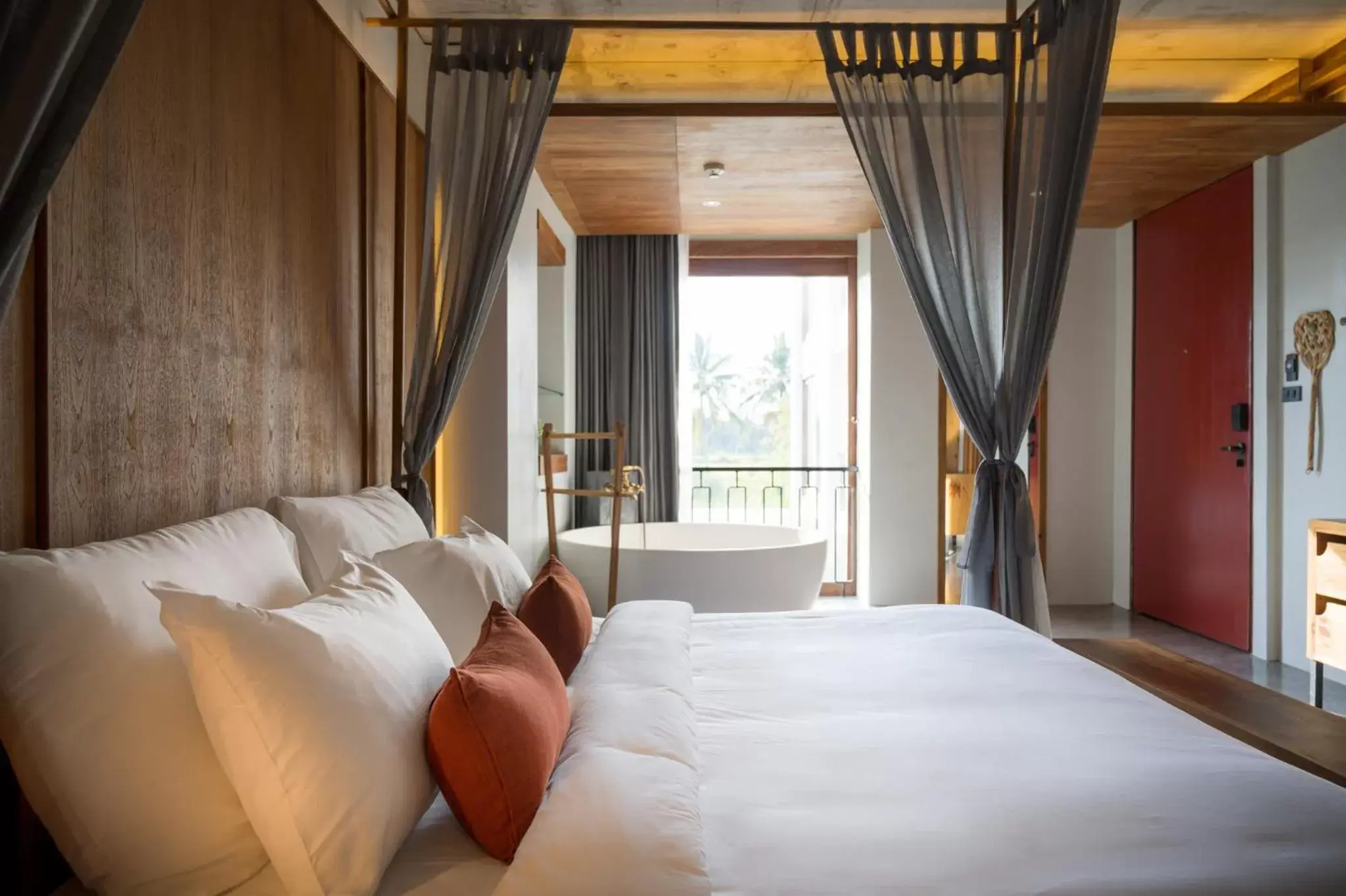 Bed in Hotel Gahn Khao Lak Bed in Hotel Gahn Khao Lak