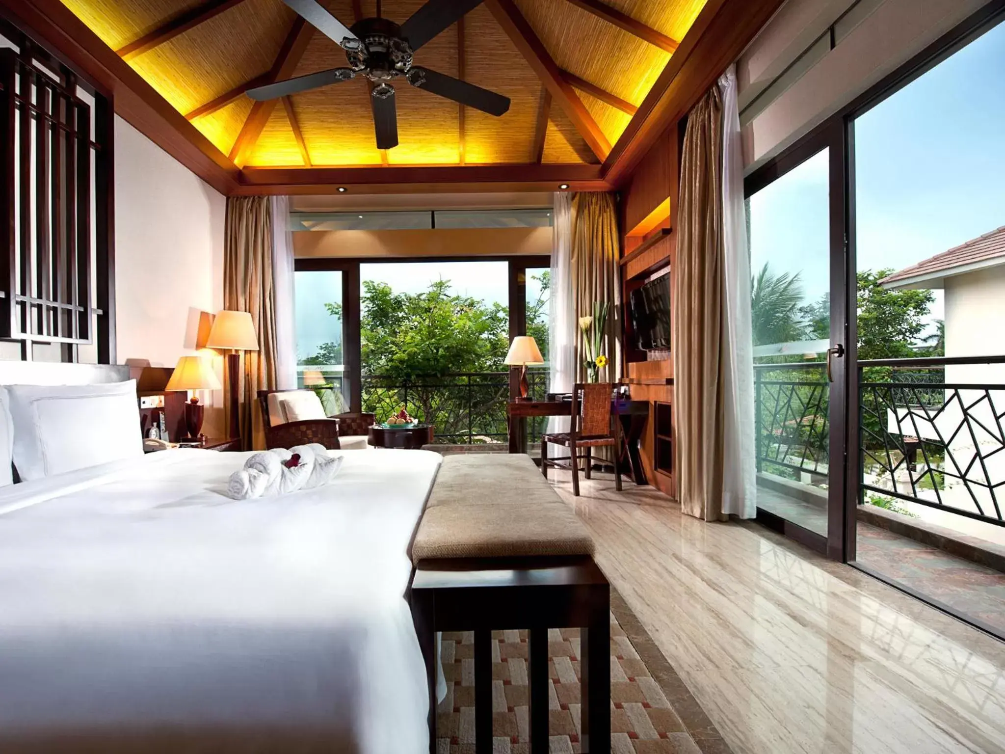 Bedroom in Grand Metropark Villa Resort Sanya Yalong Bay