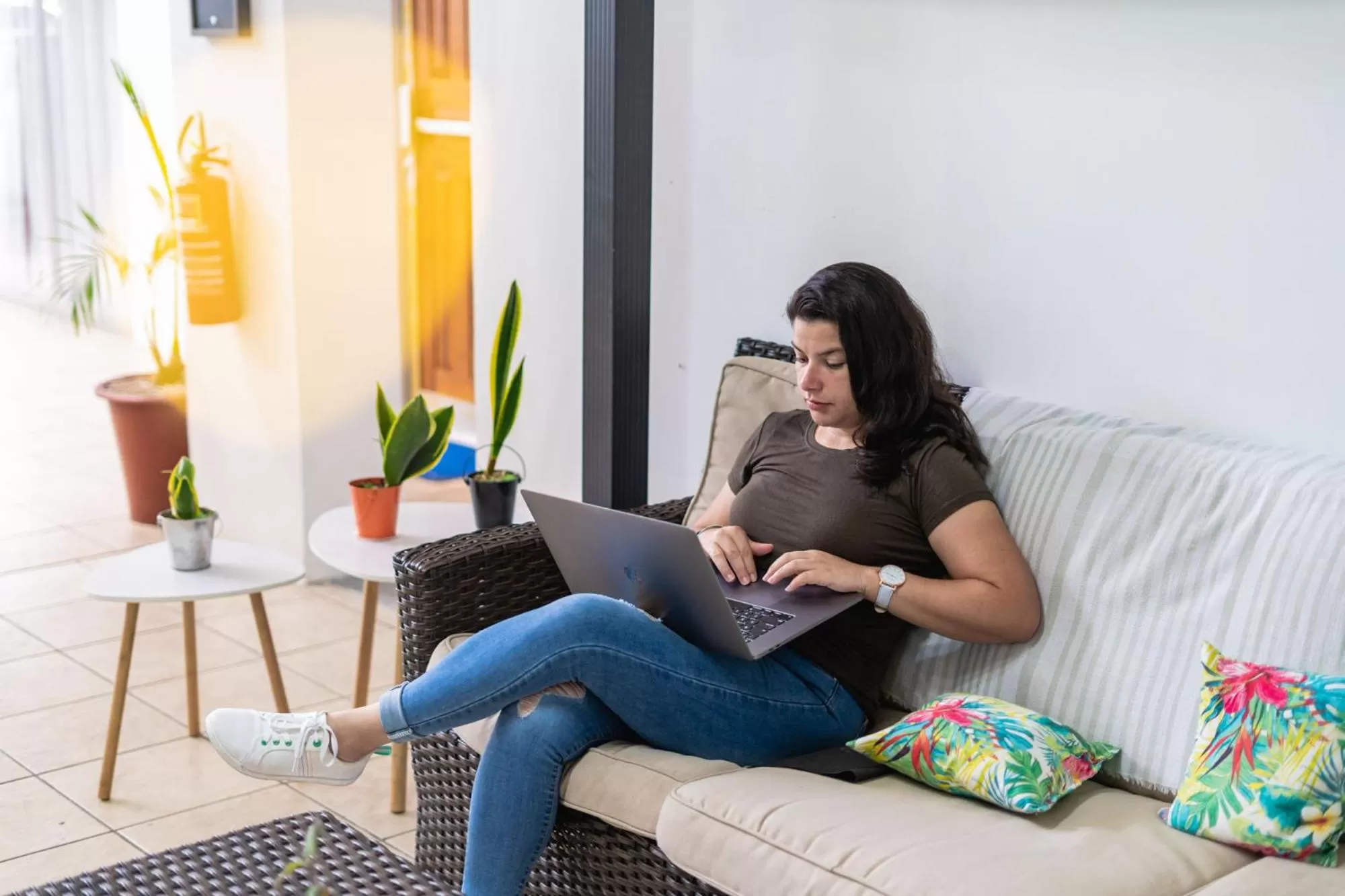 Communal lounge/ TV room in Hotel Las Colinas