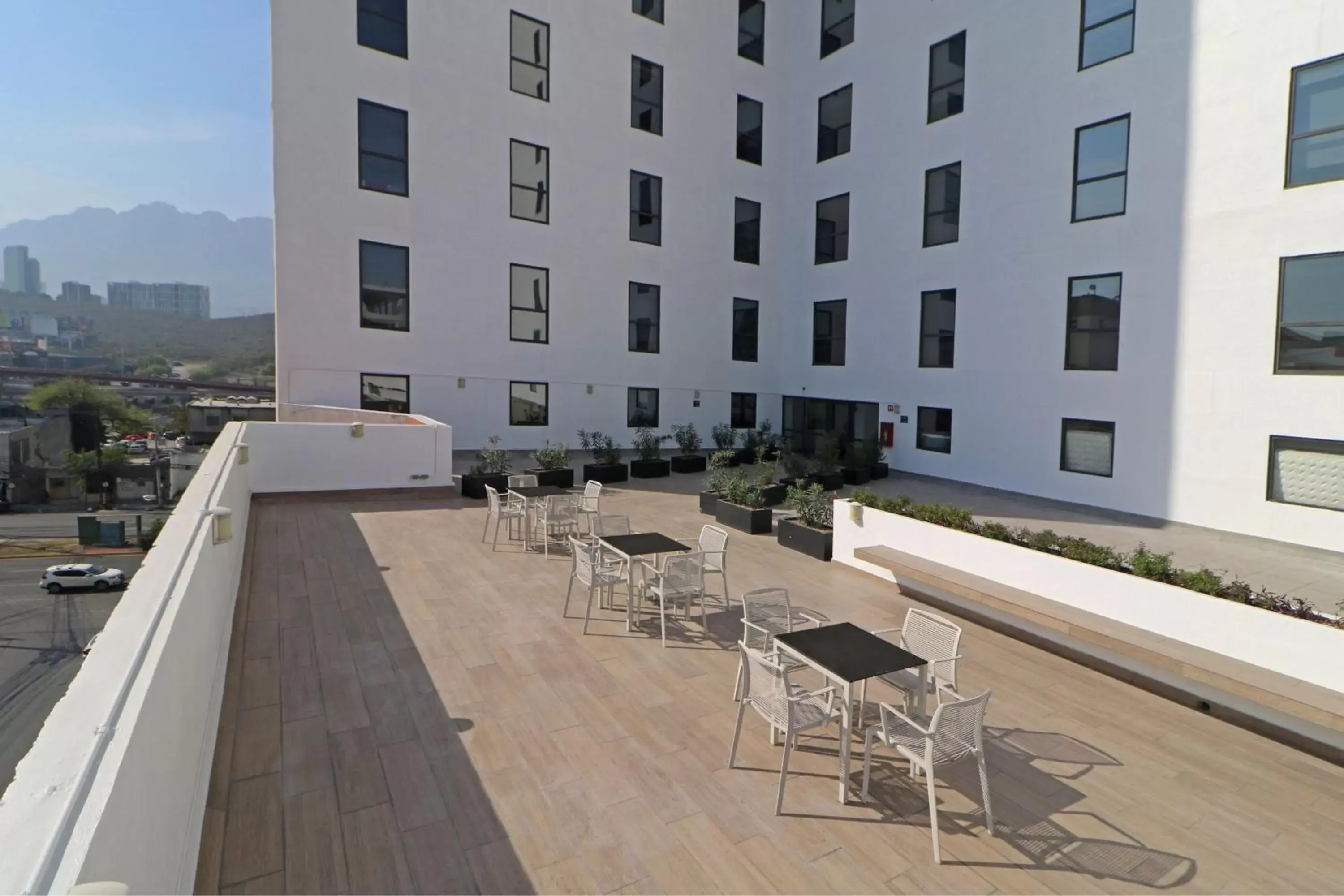 Property building, Balcony/Terrace in City Express Plus by Marriott Monterrey Galerías