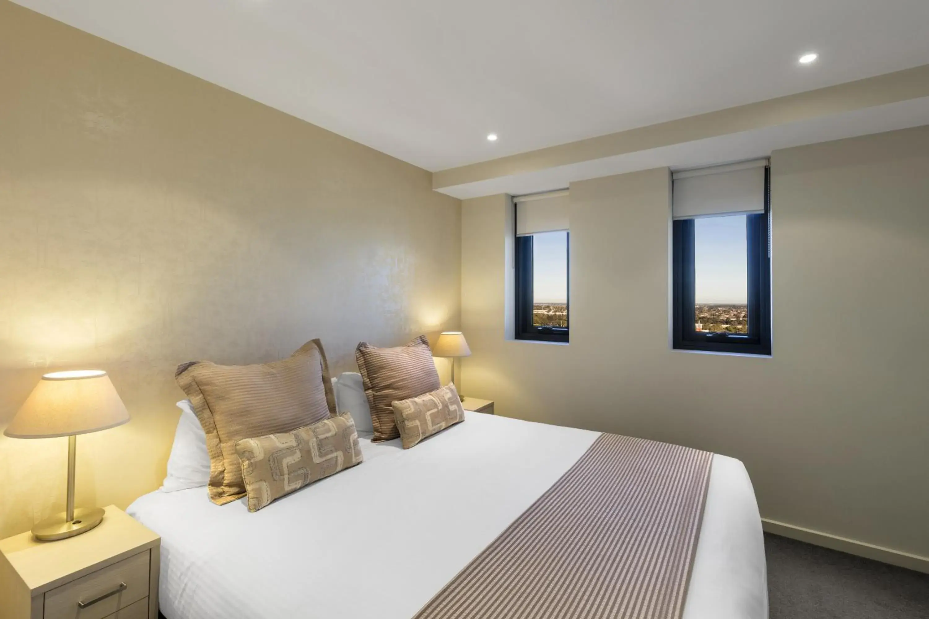 View (from property/room), Bed in iStay Precinct Adelaide