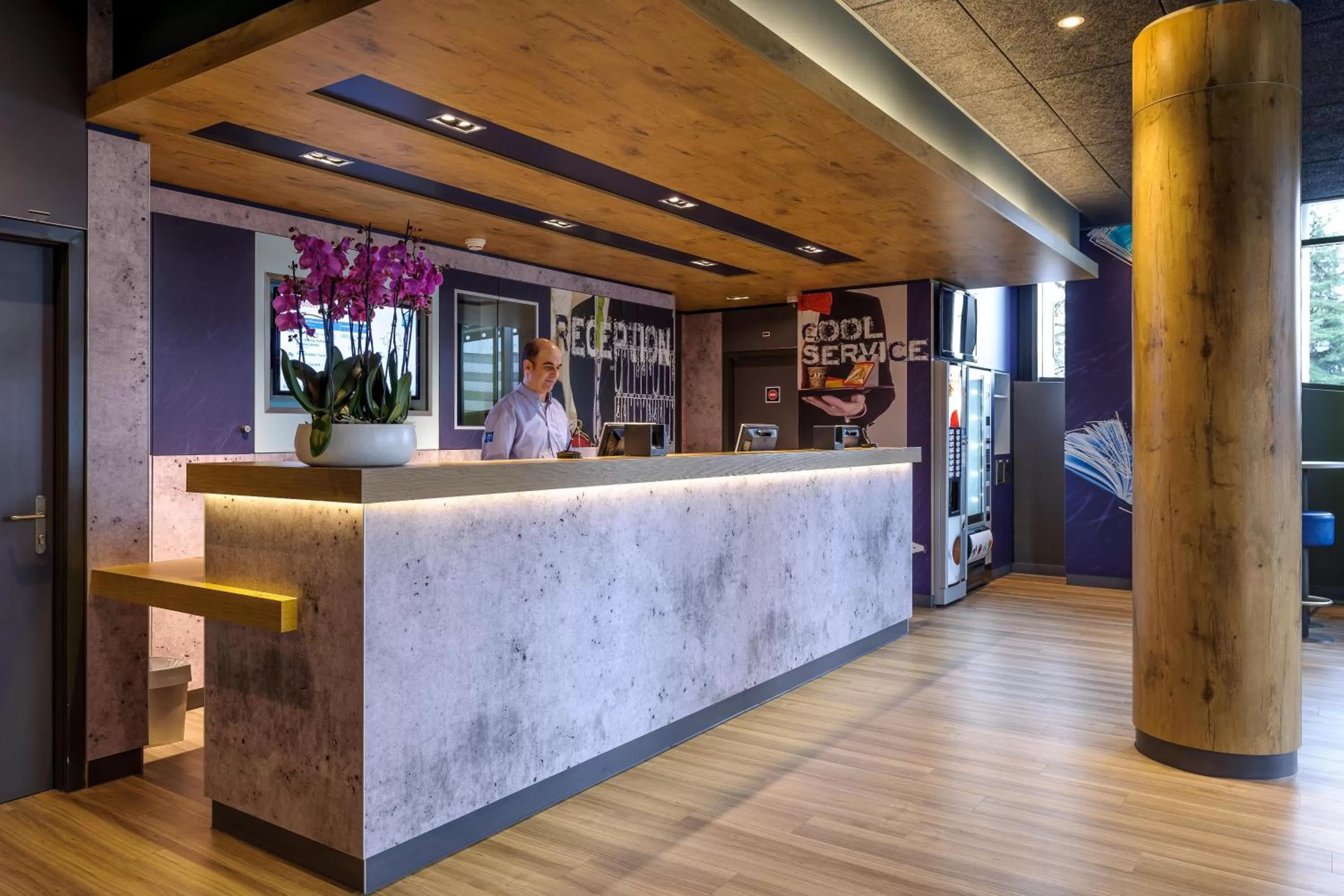 Lobby or reception in ibis budget Genève Aéroport