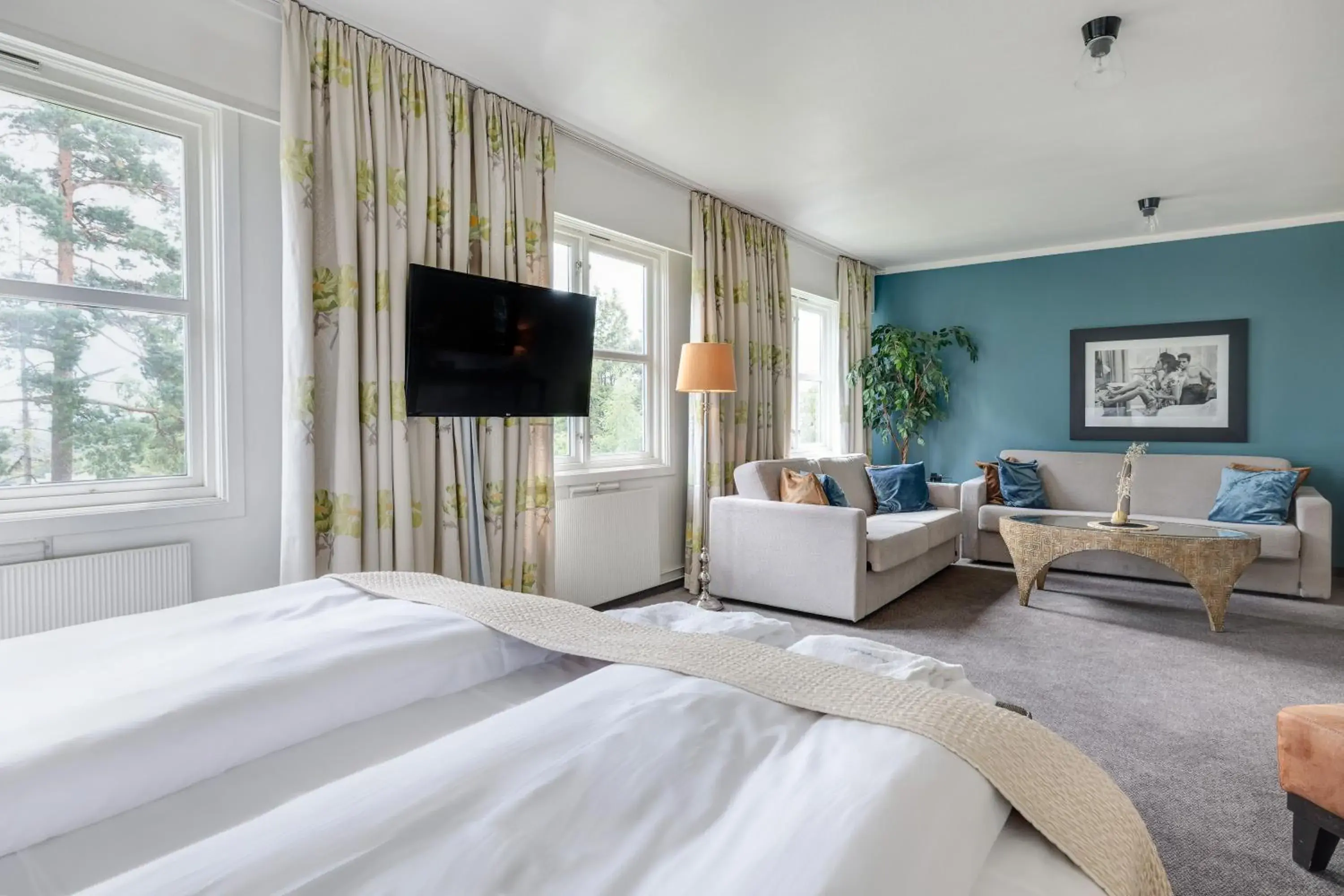 Bed in Quality Hotel Leangkollen Bed in Quality Hotel Leangkollen