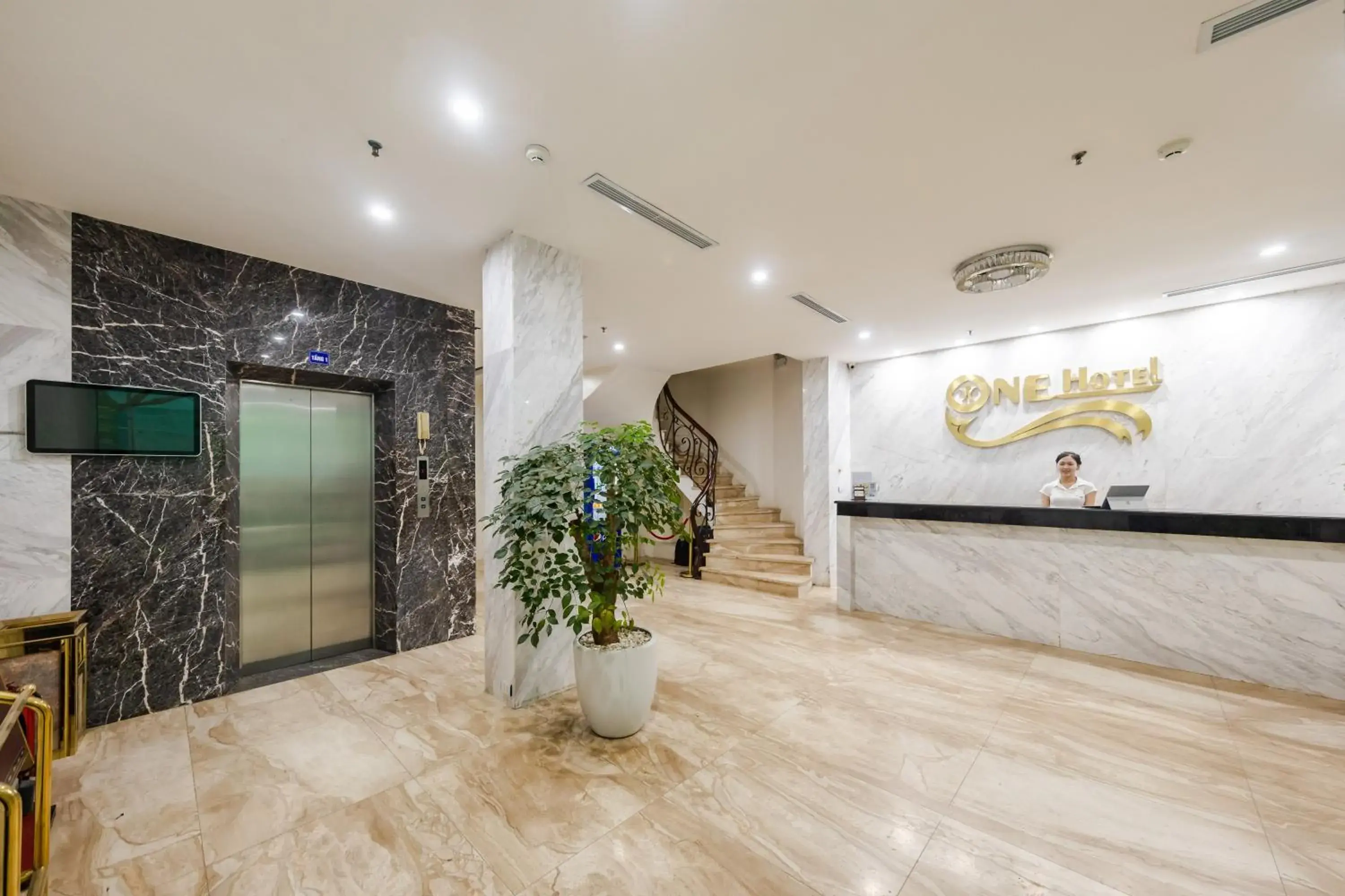 Lobby or reception in One Hotel Lobby or reception in One Hotel