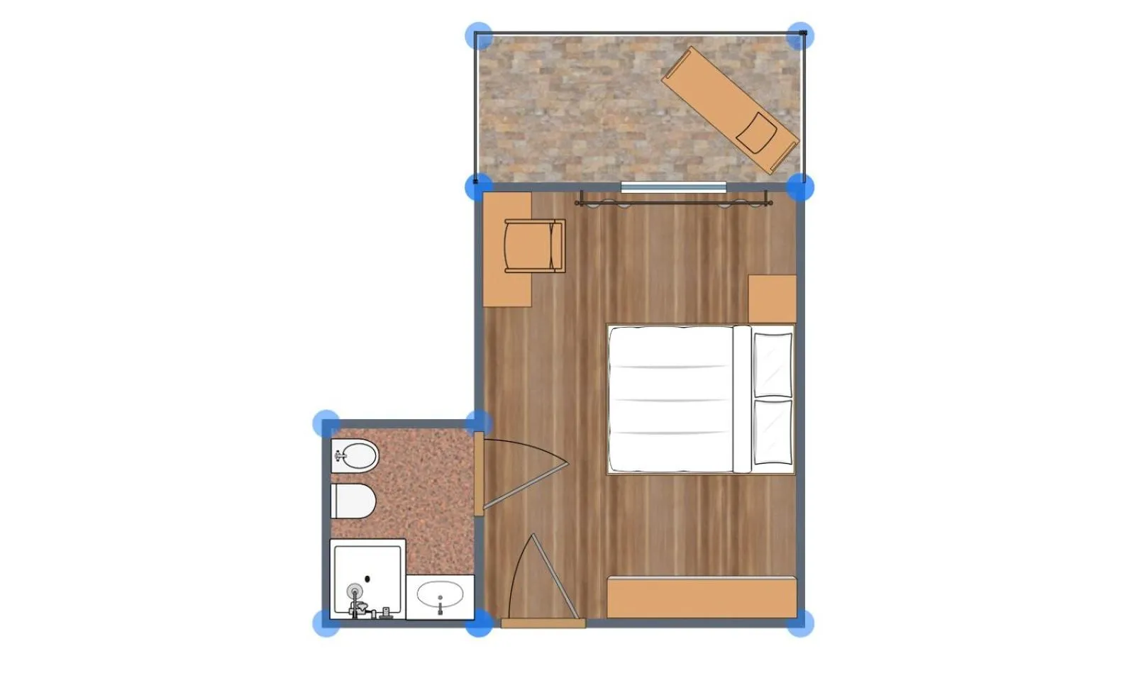 Comfort Twin or Double Room in Cristallo Sport & Wellness Hotel