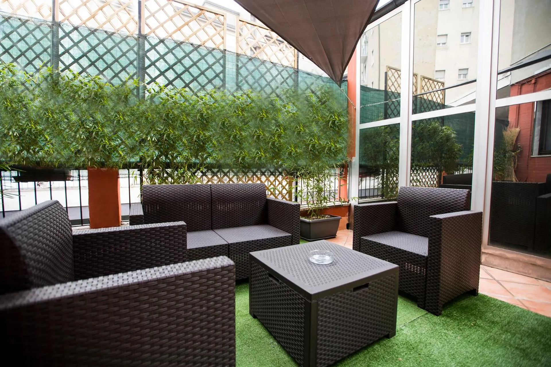 Patio in Agape Hotel AA Hotels