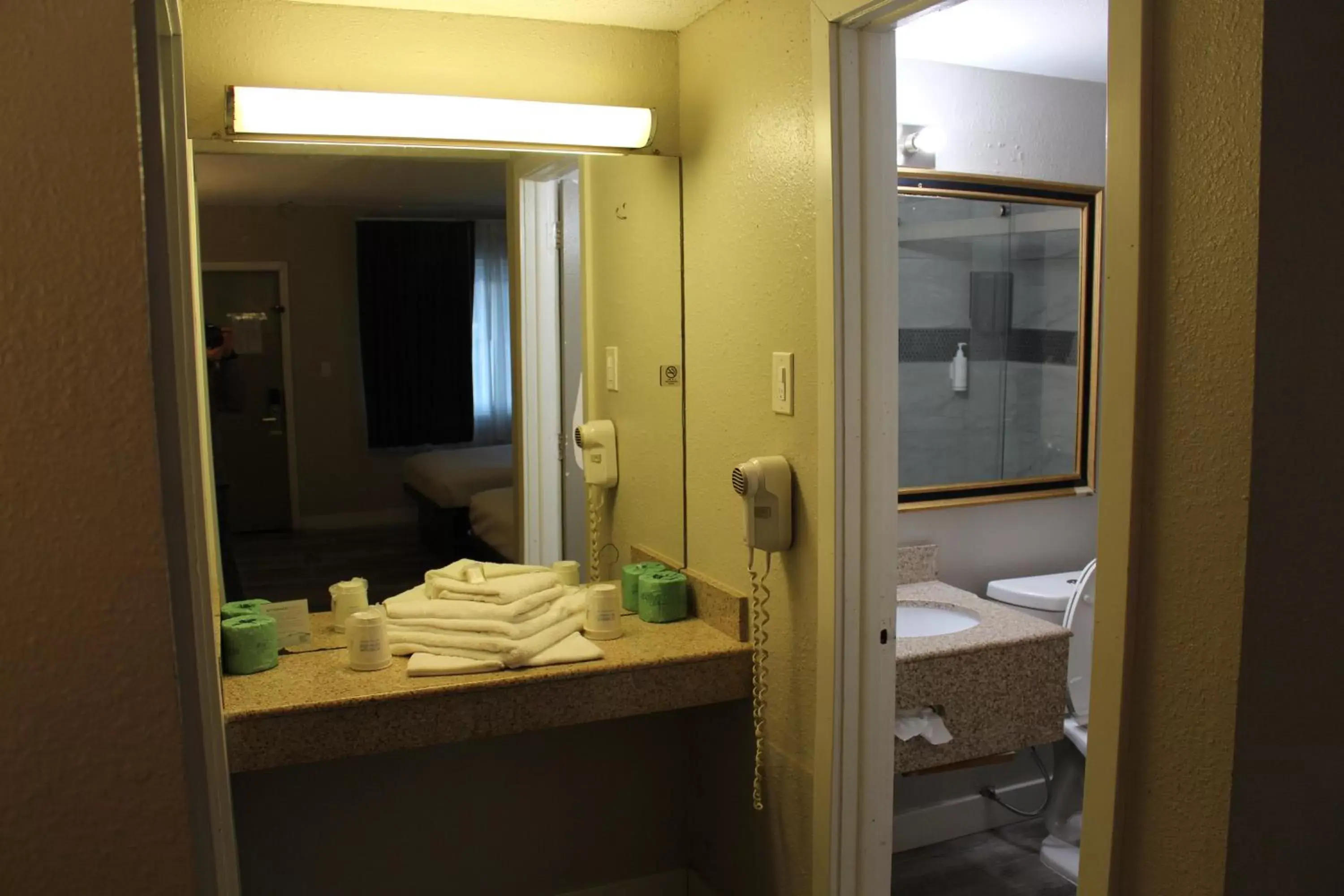 Bathroom in Days Inn by Wyndham Wrightstown