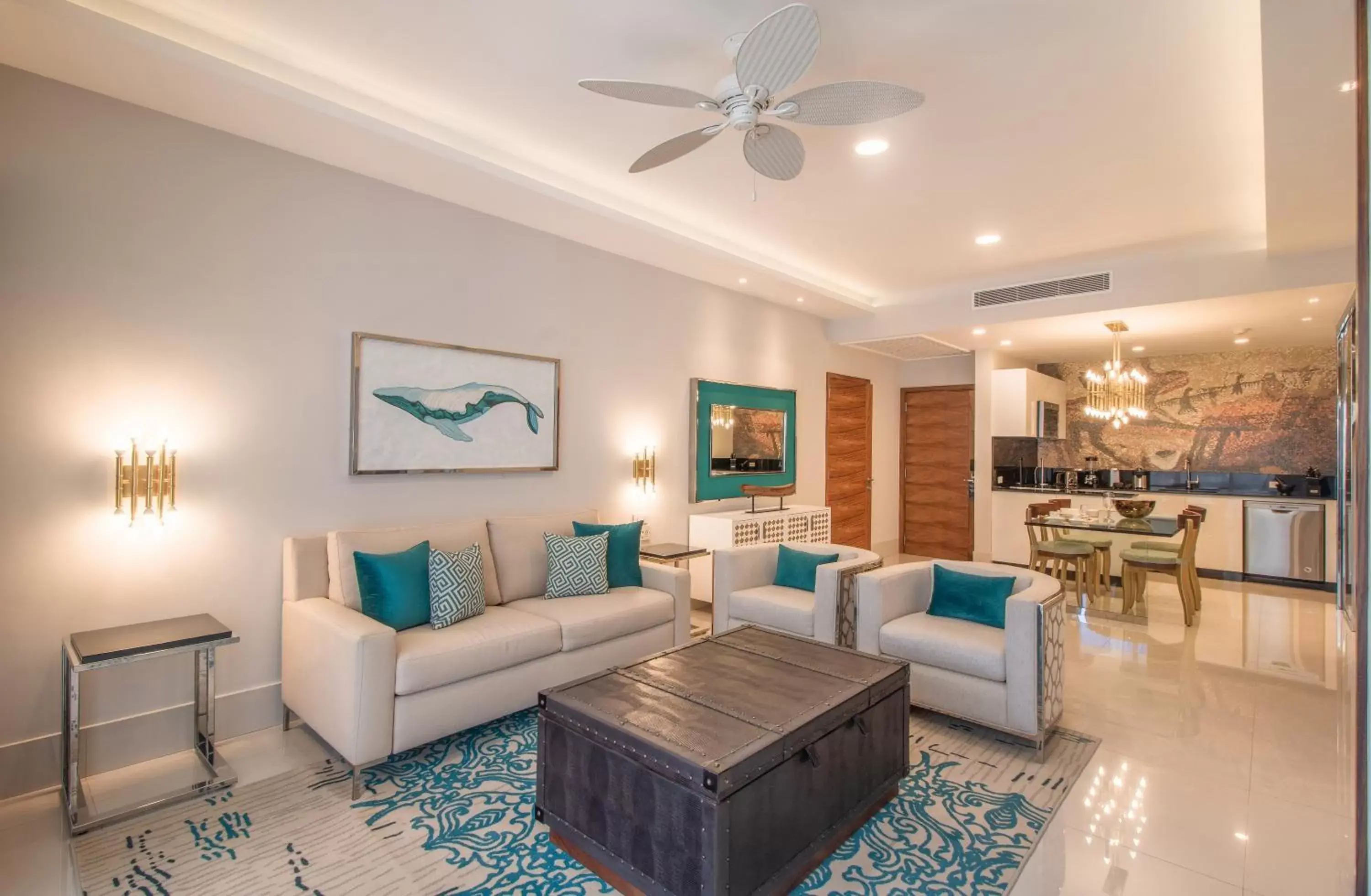 Living room, Seating Area in Garza Blanca Resort & Spa Los Cabos