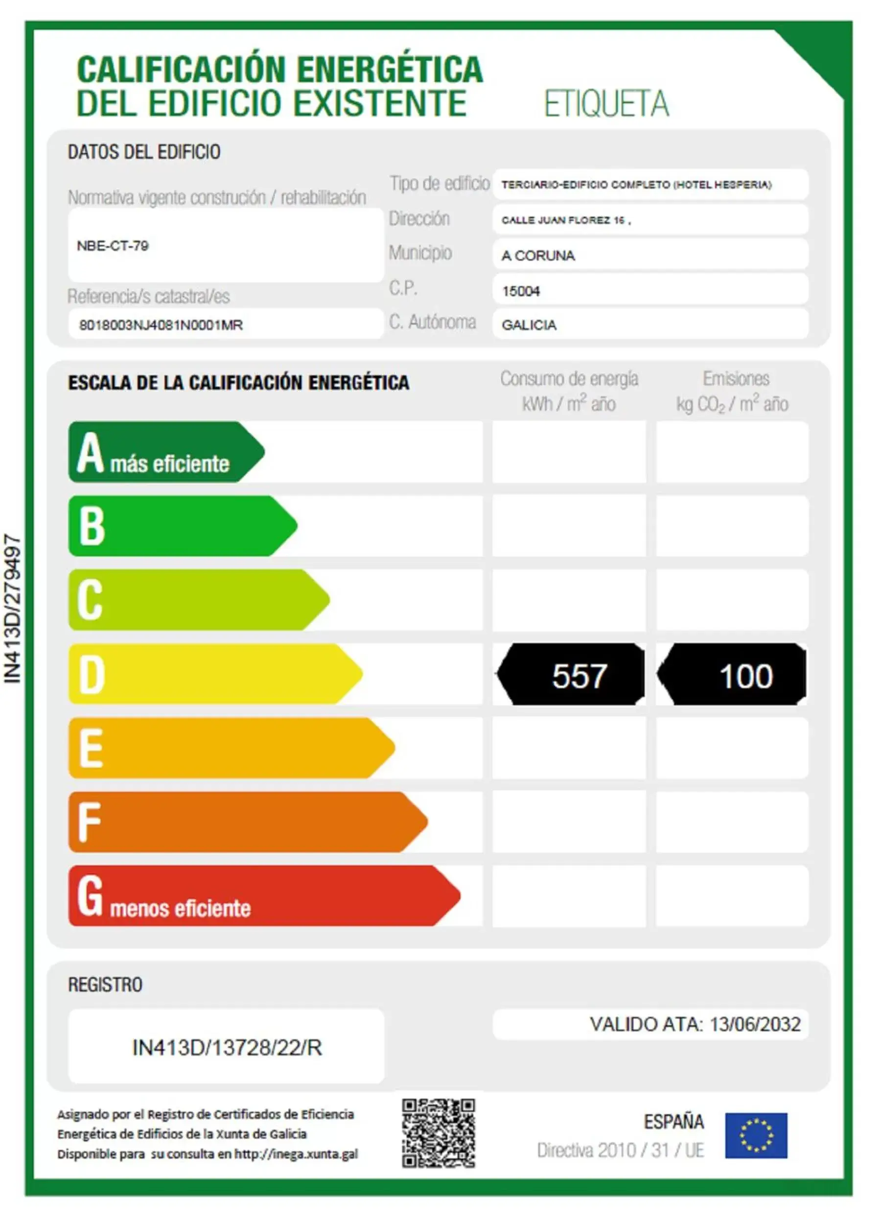 Logo/Certificate/Sign, Floor Plan in Hesperia A Coruña Centro