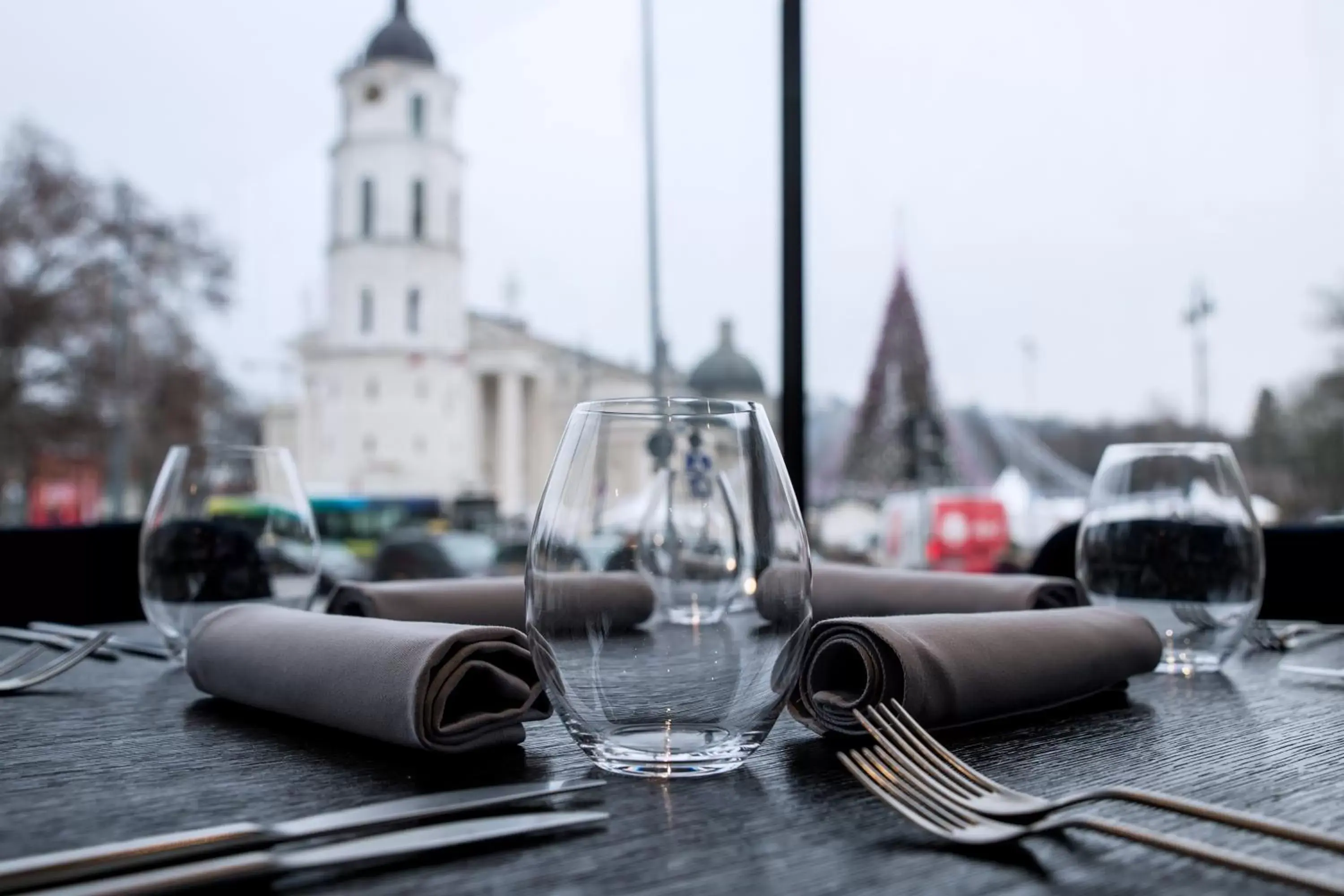 Restaurant/places to eat in Amberton Cathedral Square Hotel Vilnius