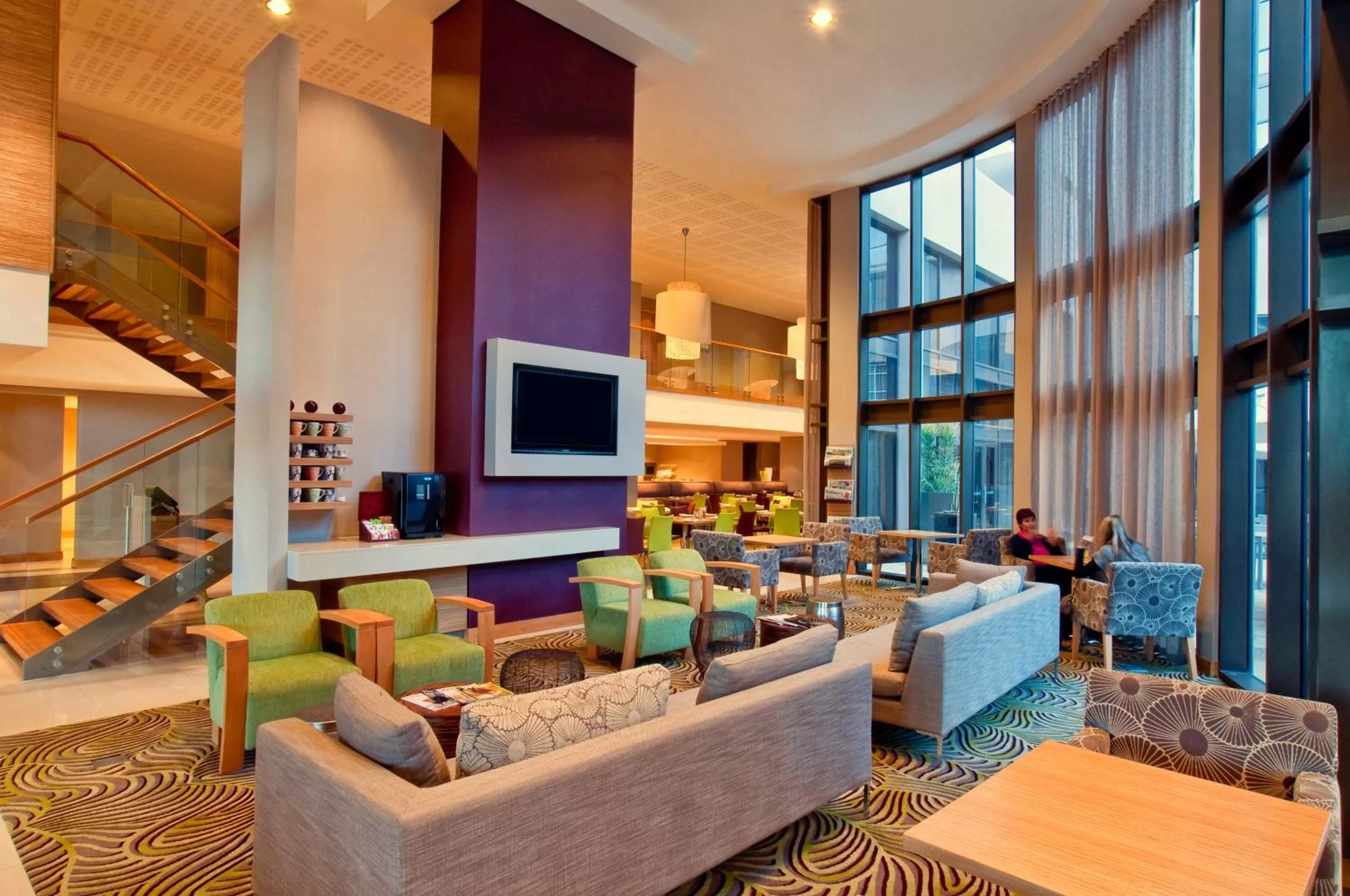 Seating area in Garden Court Umhlanga