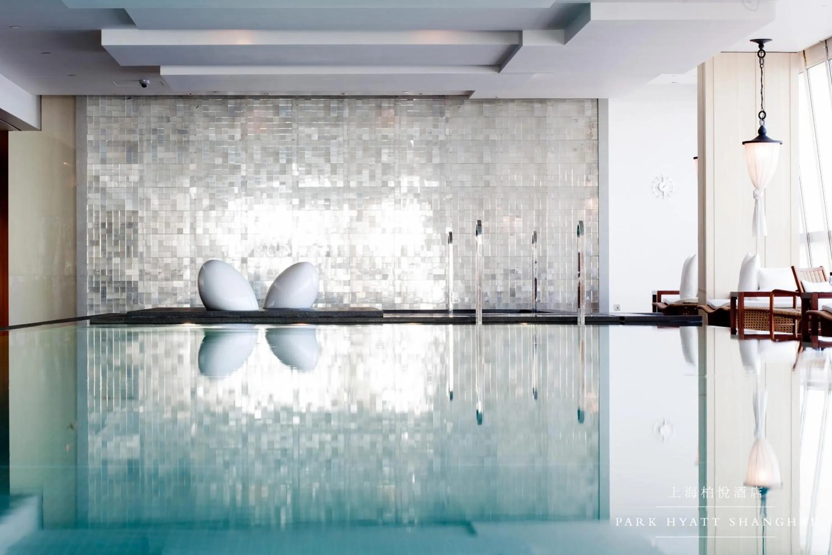 Swimming pool in Park Hyatt Shanghai