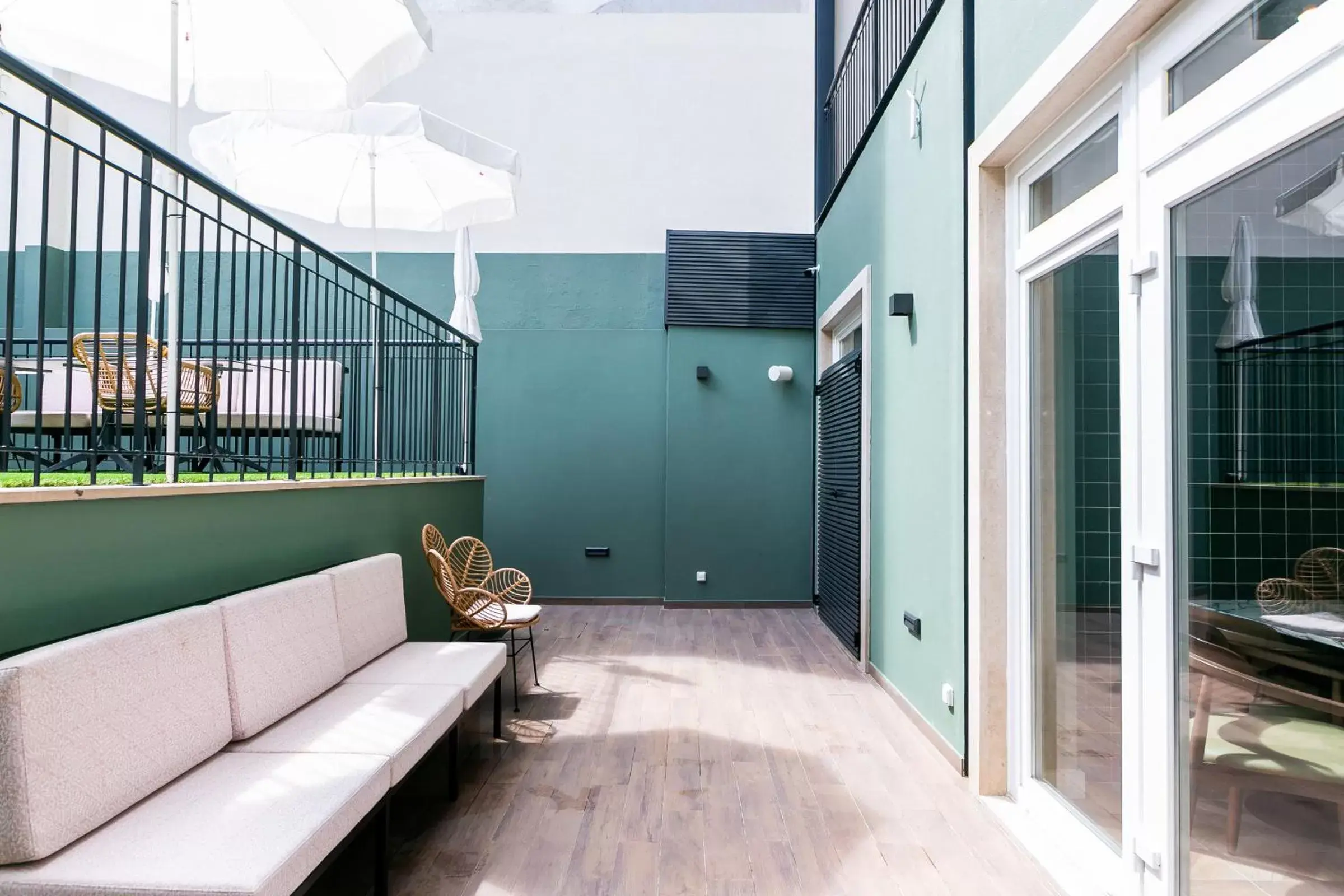 Patio in LX SoHo Boutique Hotel by RIDAN Hotels