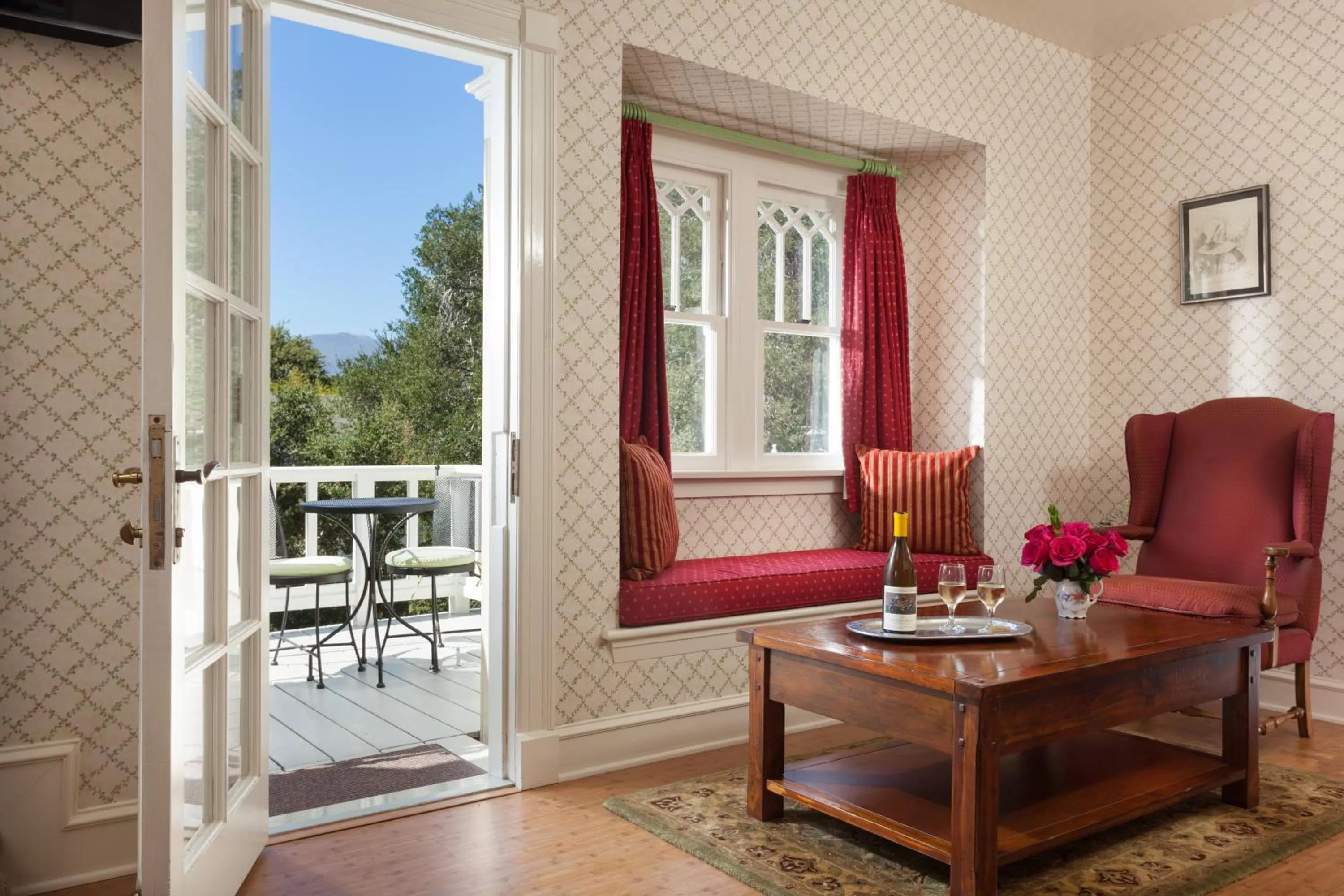 Balcony/Terrace in Cheshire Cat Inn & Cottages