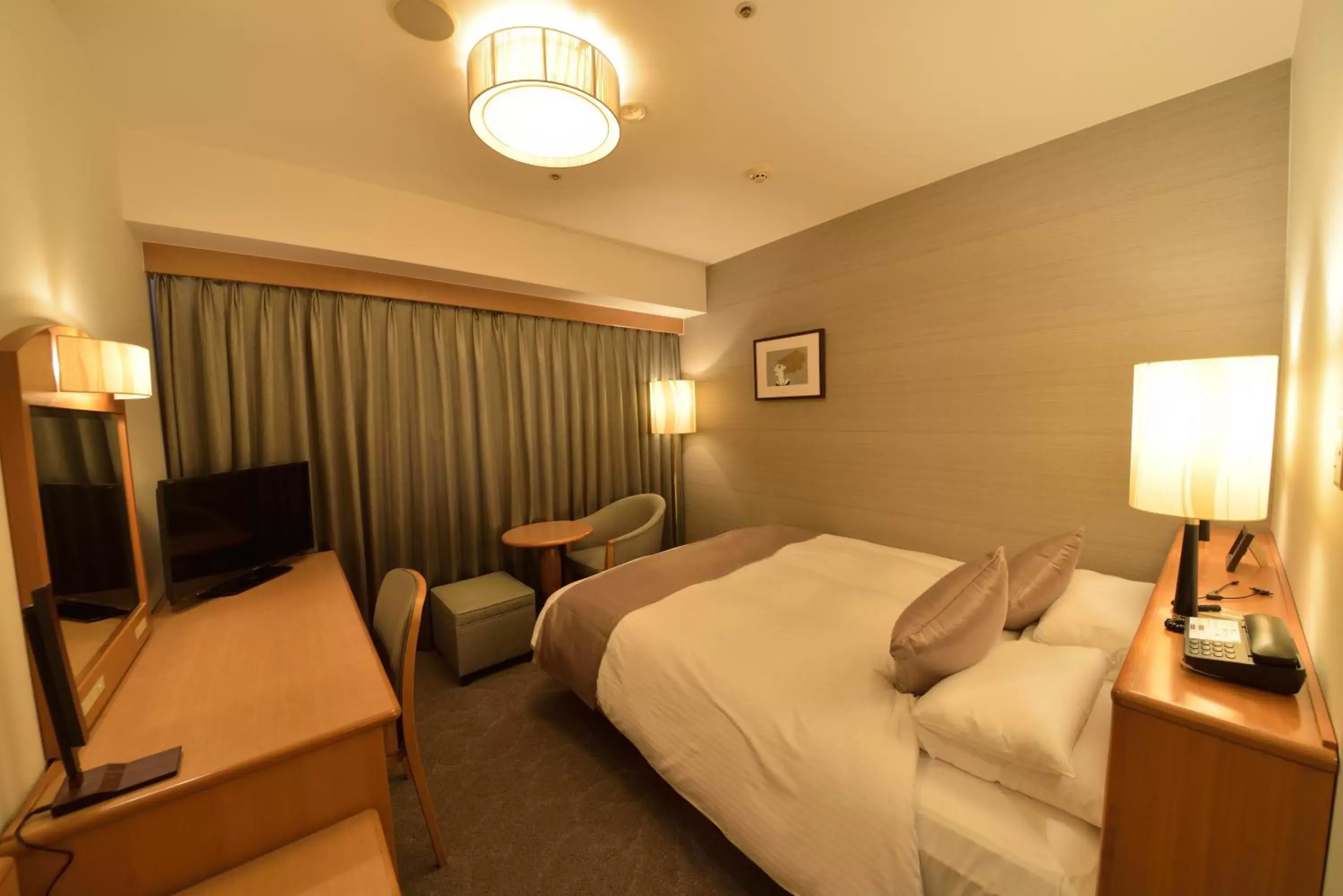 Bed in Okayama Koraku Hotel