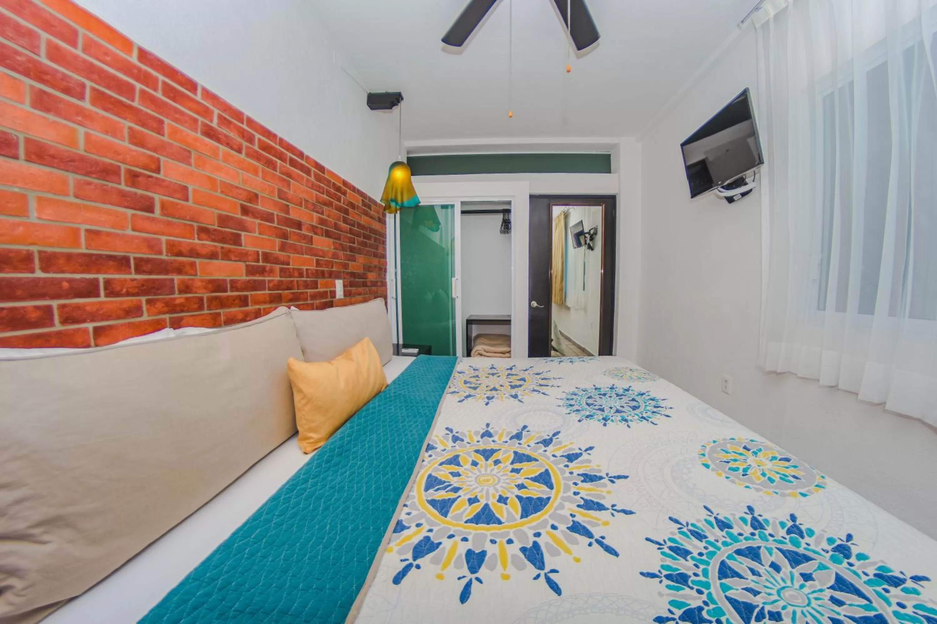 Bed in Hotel Suites Nadia Puerto Vallarta